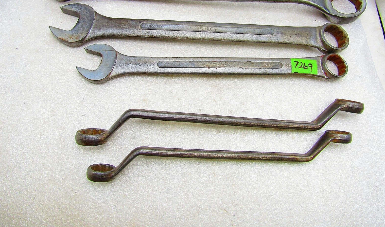 Combination SAE wrench assortment, 4 pieces inc. S-K