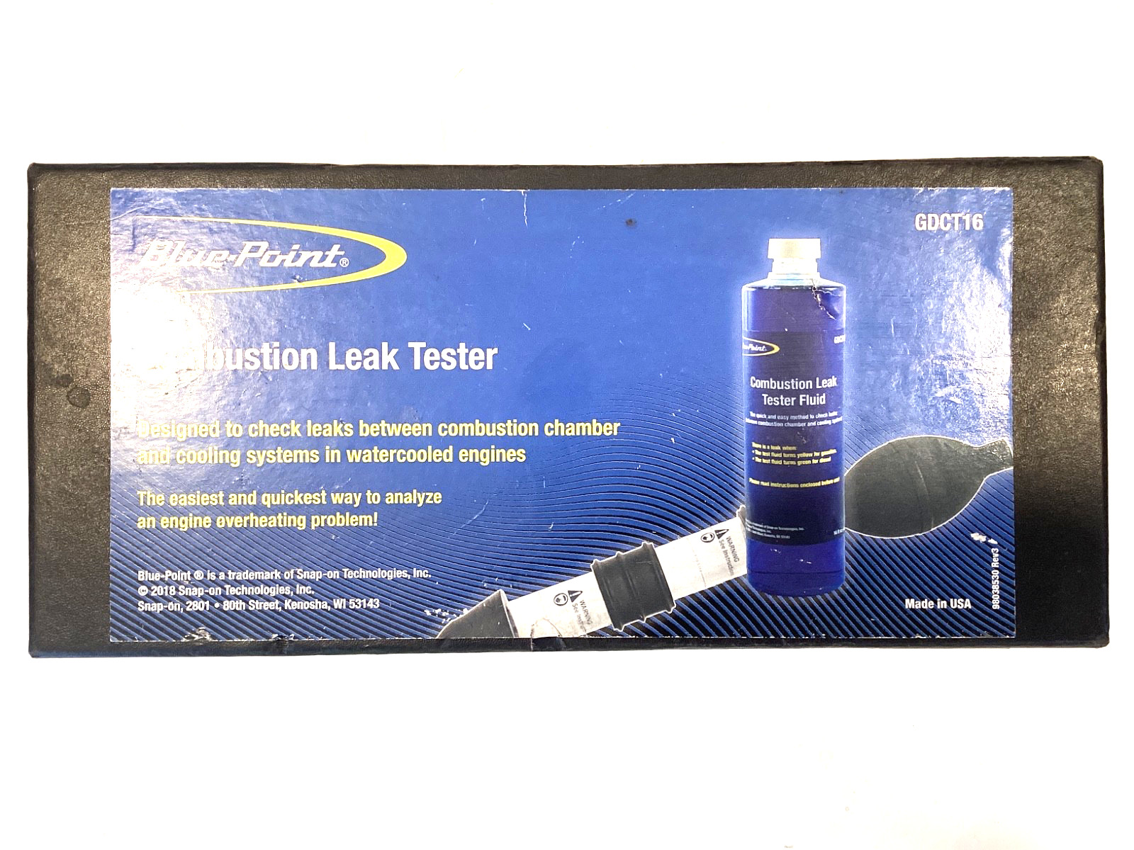 BLUE POINT By SNAP ON USA Combustion Leak Test Kit For Diesel Gas Engines GDCT16