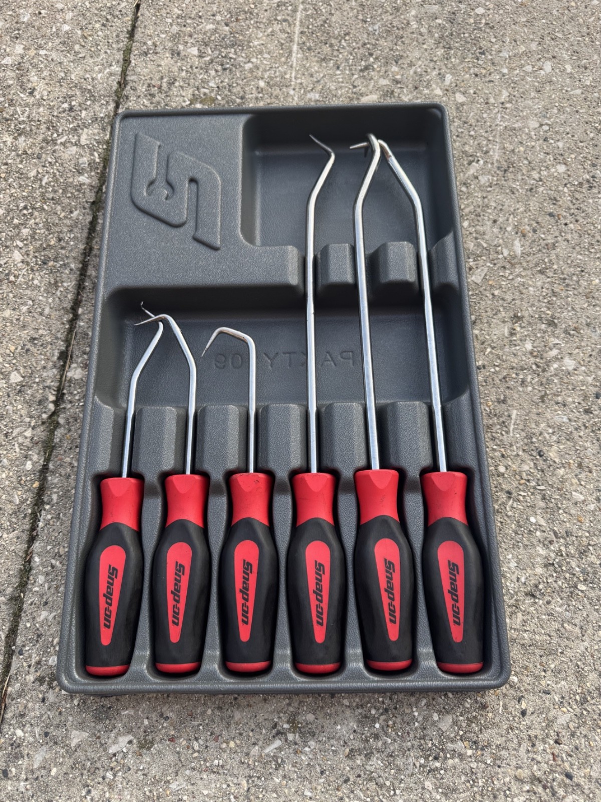 Snap-On RED 6 Pc Soft Grip Radiator Hose Pick Set SGRHT6BR