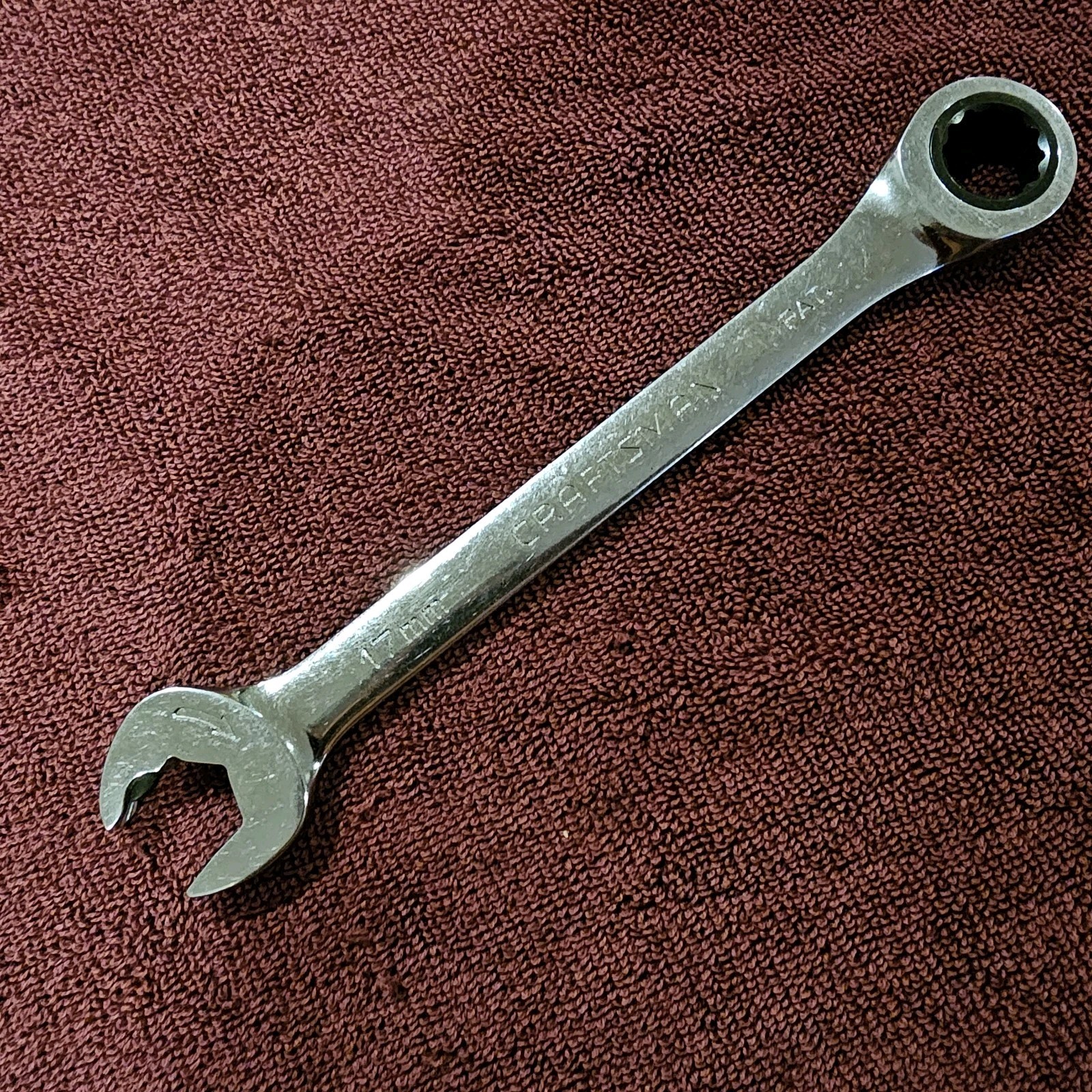 Craftsman 17mm Dual Ratcheting Wrench 14751, Z Series