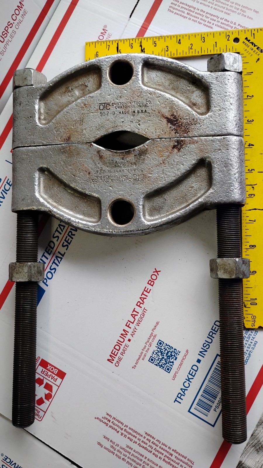 OTC 952-D Heavy Duty Bearing Splitter TESTED GOOD TRUCK TRACTOR MARINE MADE USA