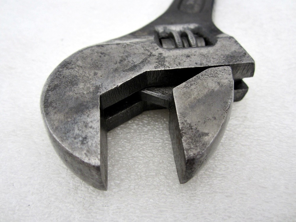 Vintage Crescent 8″ & 10″ Double Adjustable Wrench 8-10 Made in USA