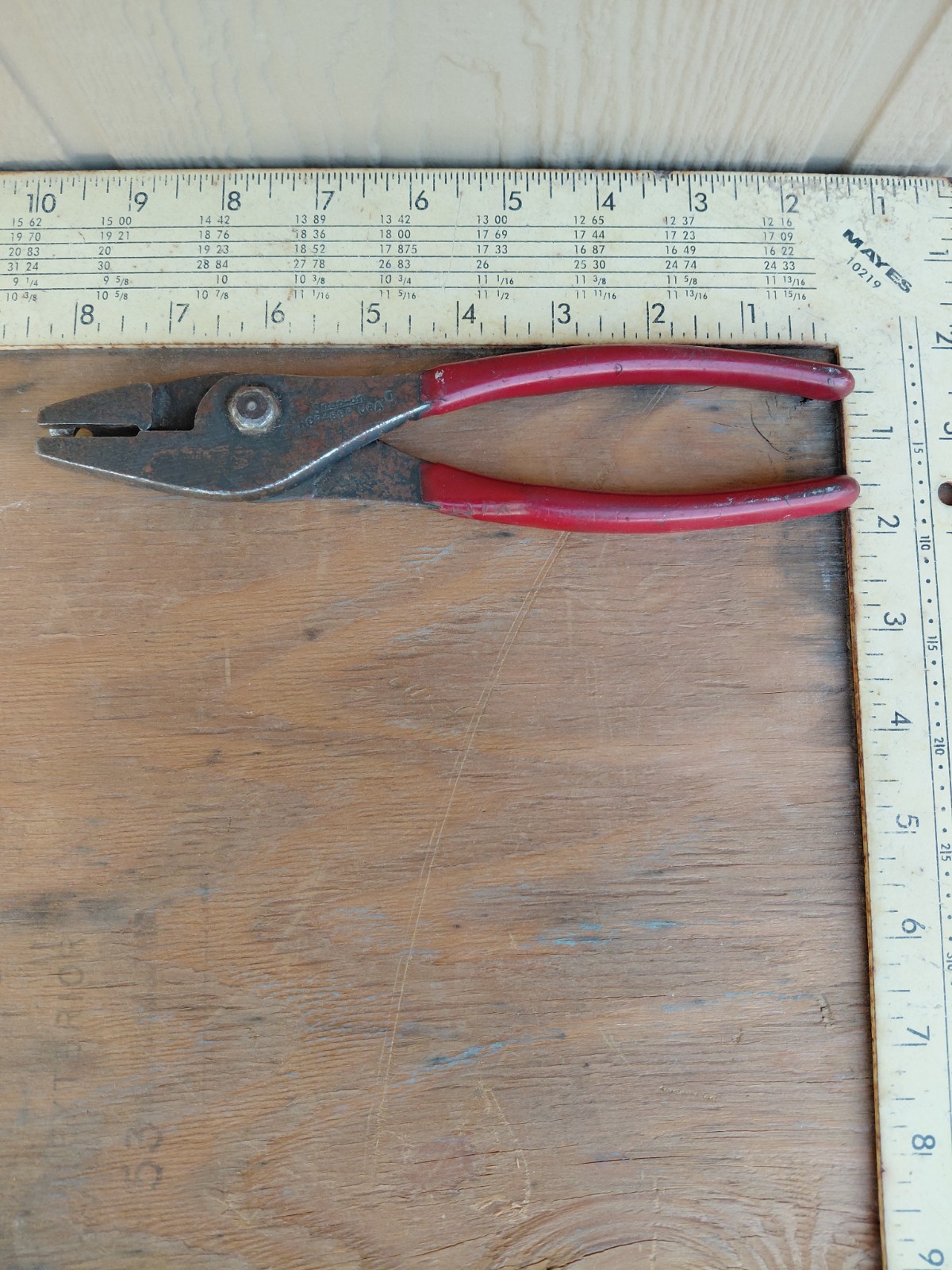 Snap-On Tools USA HCP48BP 8″ Large Hose Clamp Slip Joint Pliers Red Grip