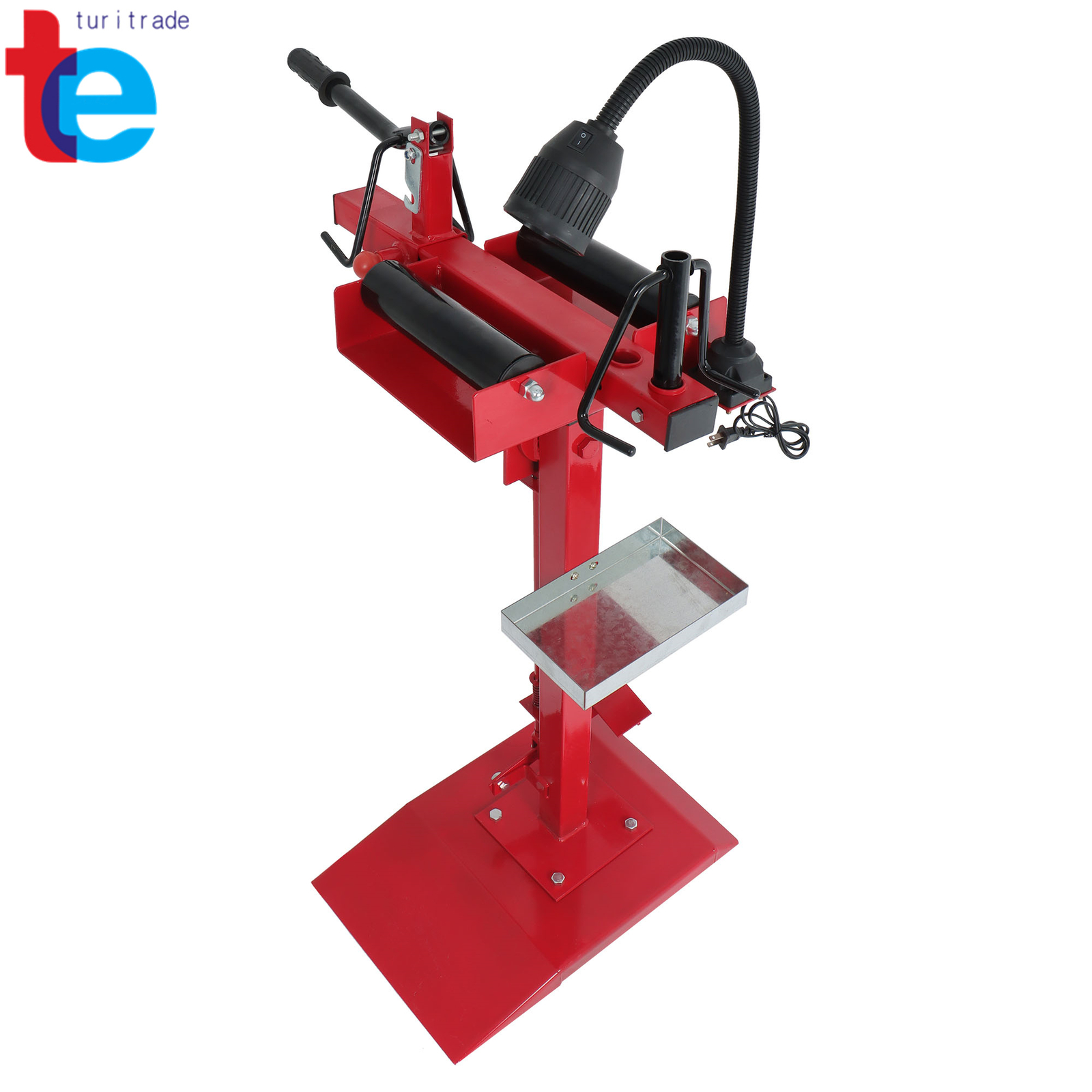 Heavy Duty Manual Car Tire Spreader Tire Changer Repair Tires Tool w/ Led Light