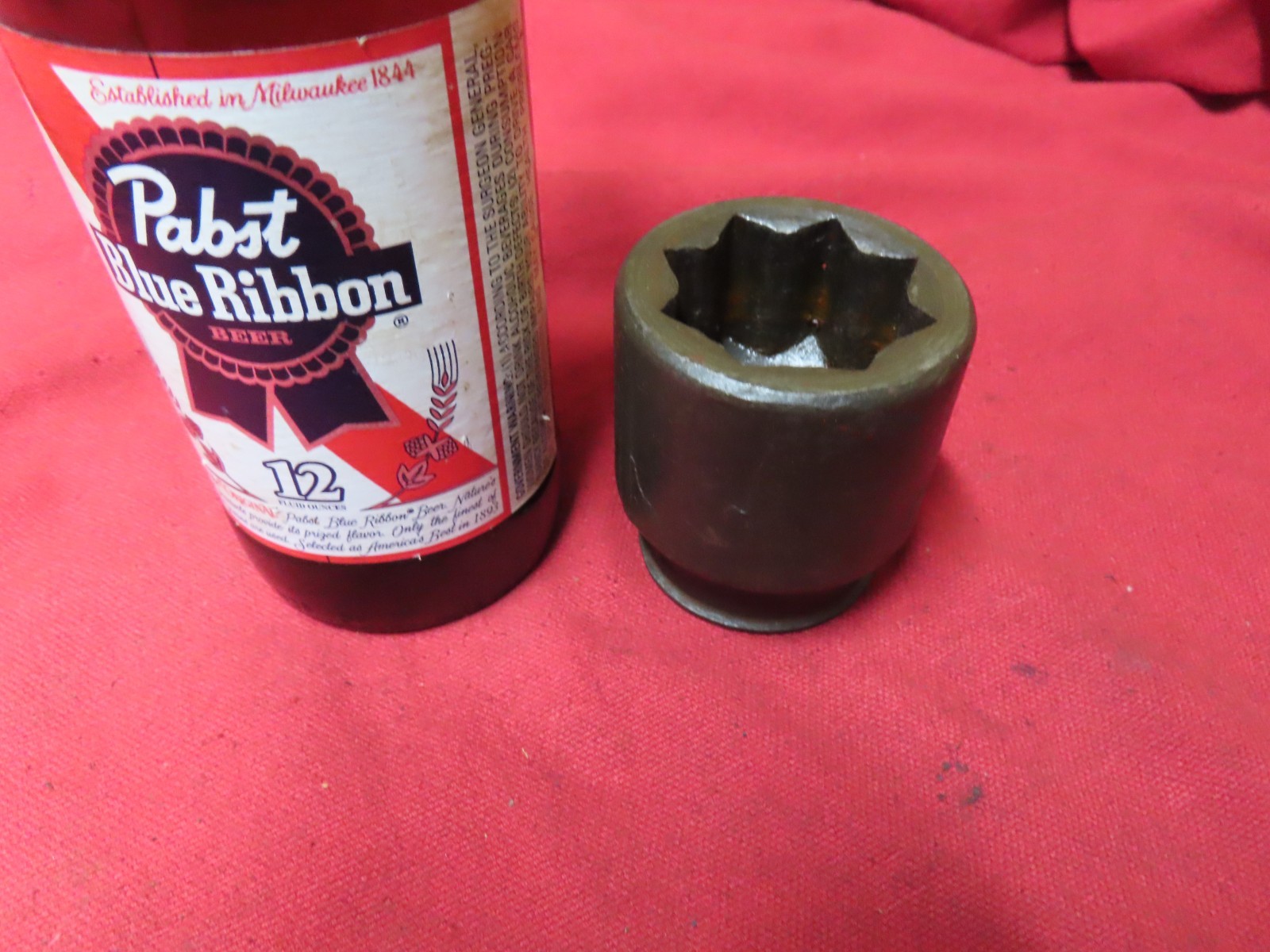 Vtg 1-3/16″ 8-pt Impact Socket,3/4″ Drive.No.C674S3,Unmarked,USA~GD+🤠S7.1.26