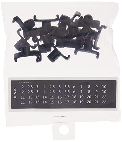 Ernst 8441 3/8 Dura-Pro Twist Lock Socket Clips – 18 pack – Black
