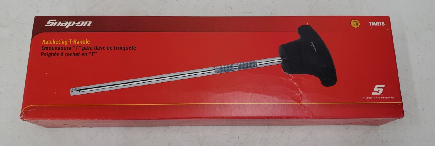 Snap-on Tools TMRT8 Ratcheting 10″ T-Handle 1/4″ Drive Black (134893-1 AO BY106B