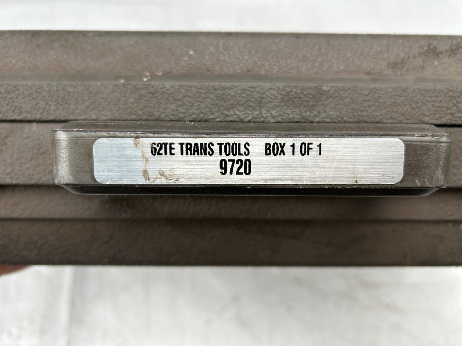 Miller Mopar Tools 9720 62TE Transmission Tools Complete