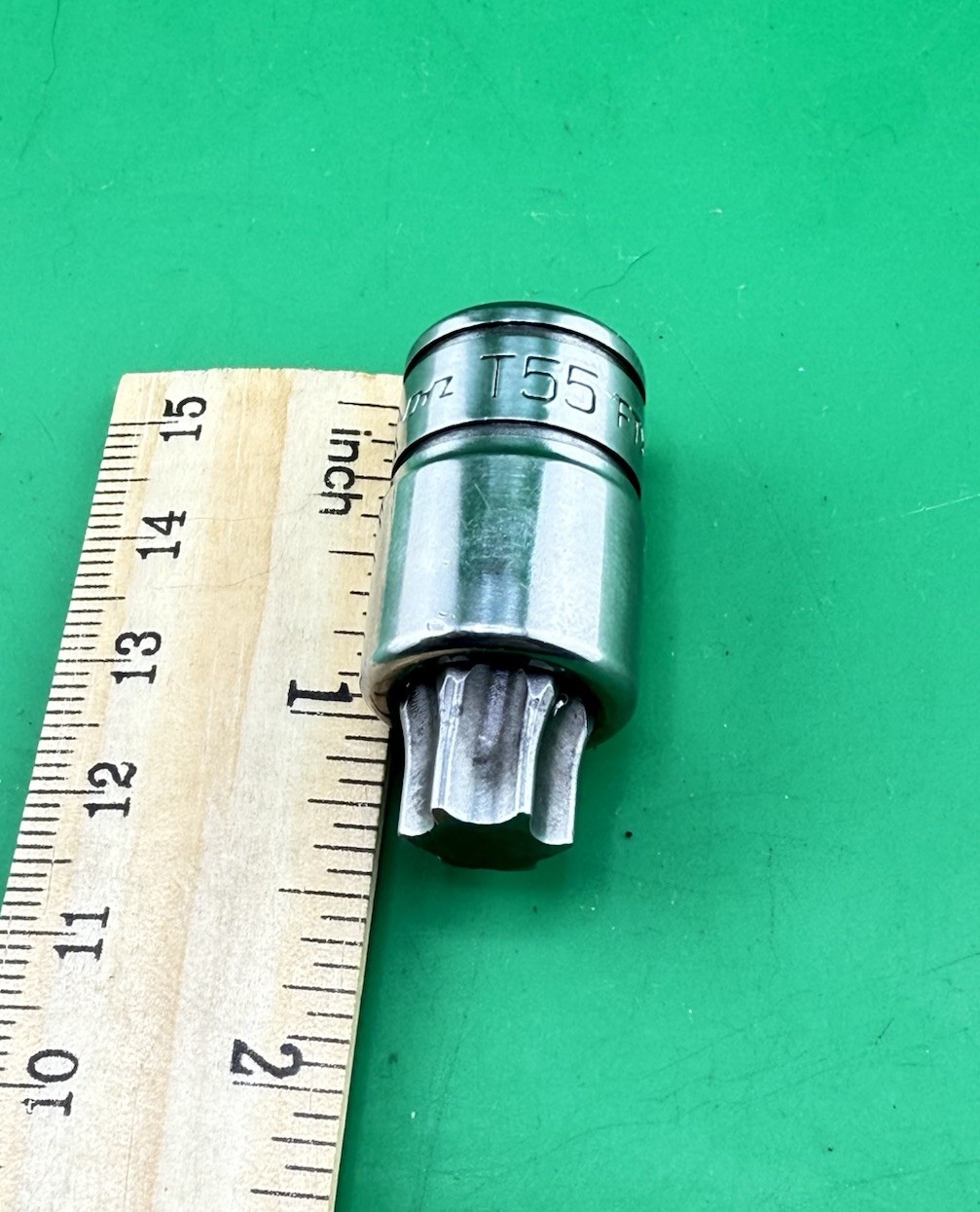SNAP-ON FTX55SE T55 Short Torx 3/8” Drive Socket Made In The USA Snap On
