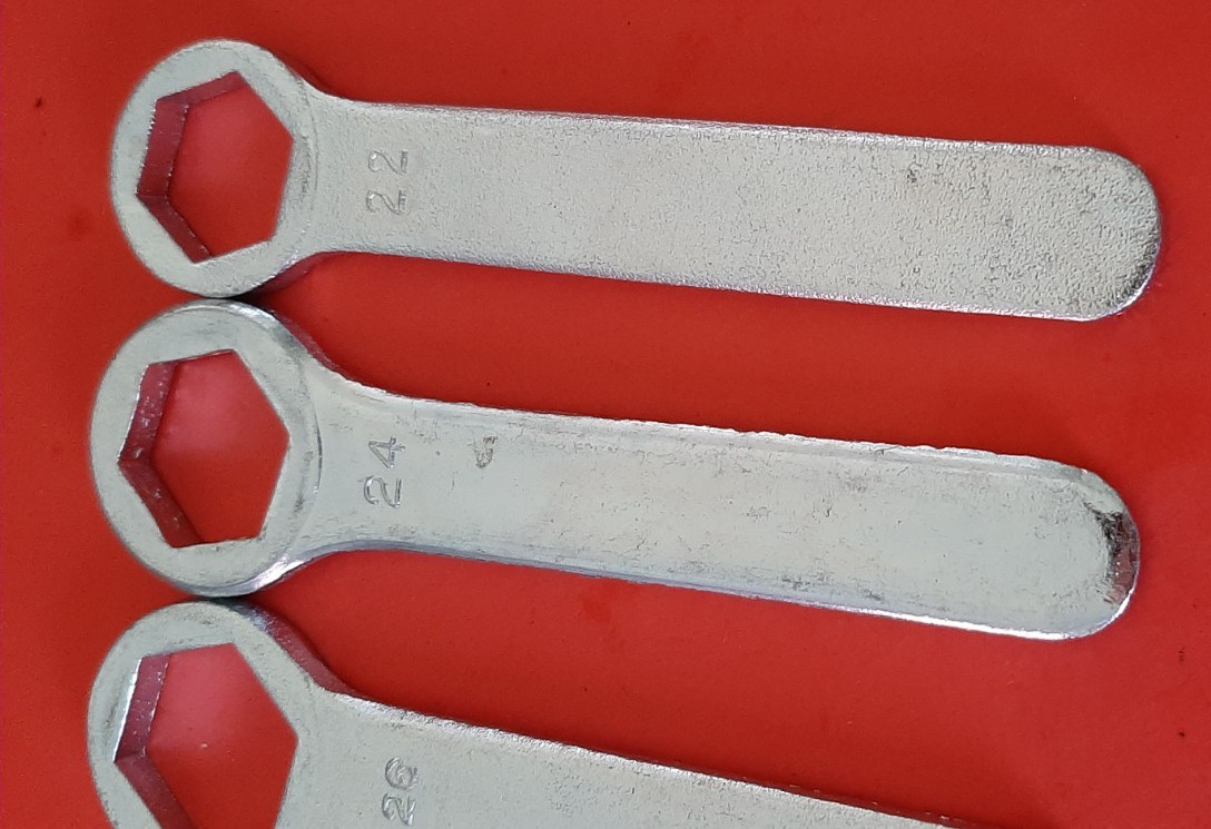 Honda Motors Motorcycle Box Ring Wrench 6pt Point Tool Kit HM RK 22mm 24mm 26mm