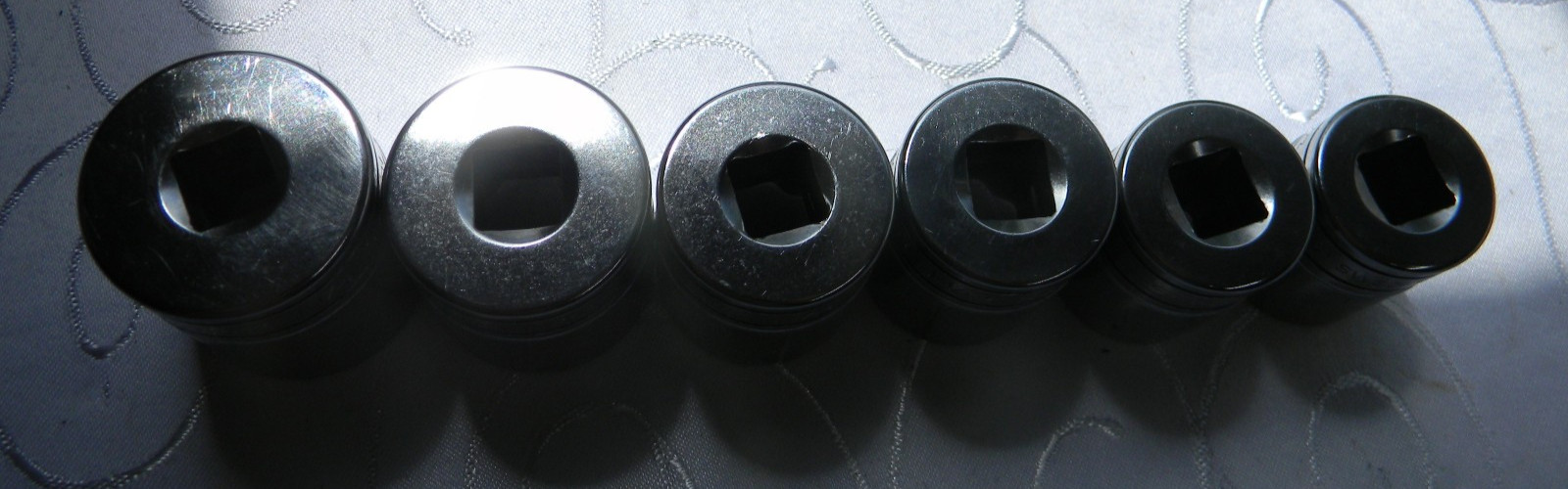SNAP-ON 1/2″ DRIVE 6PC SAE 12PT SHALLOW SOCKET SET 15/16″-1-1/4″ #SW301-#SW401