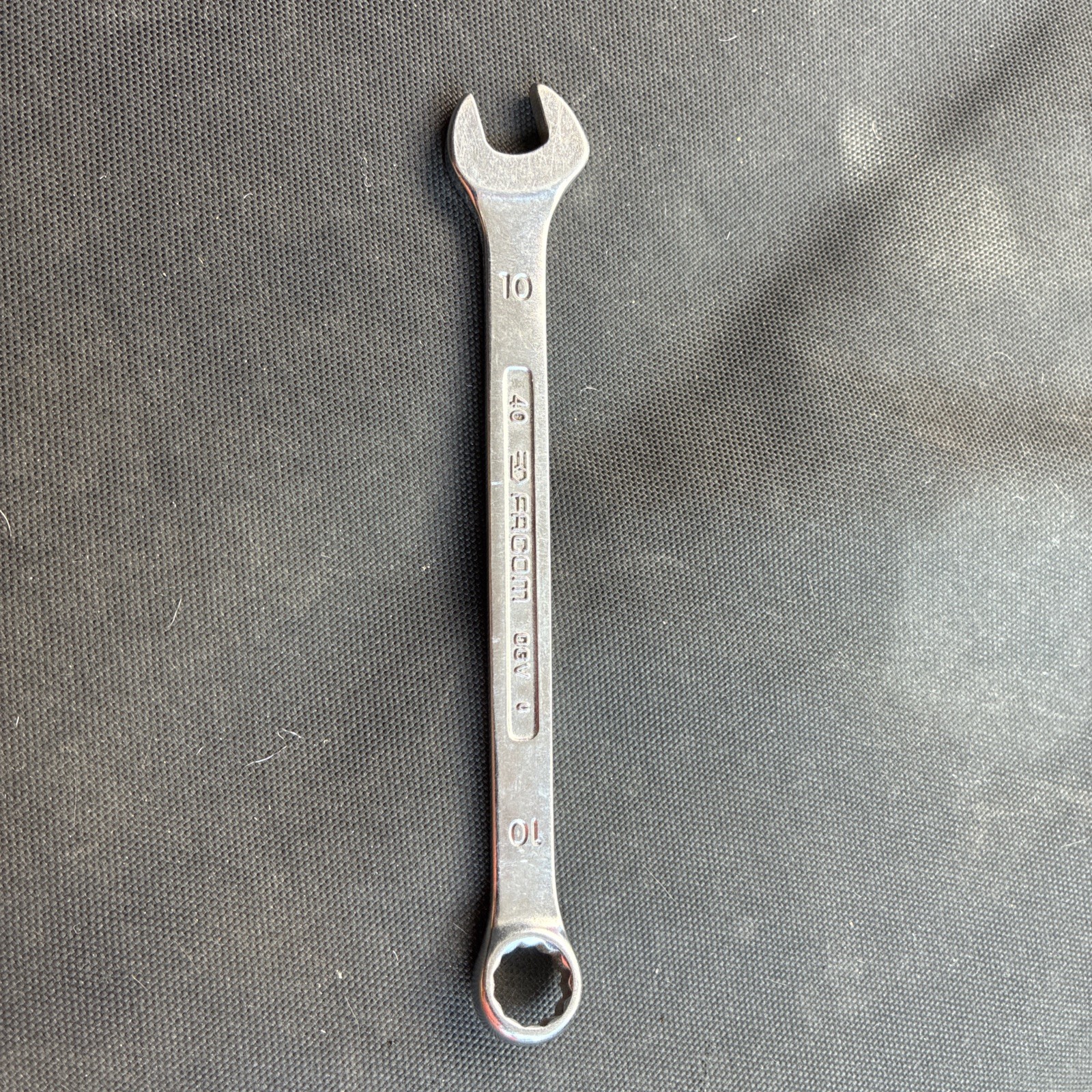 Facom 10mm 40 Series Combination Spanner Polished Chrome Finish. VGC