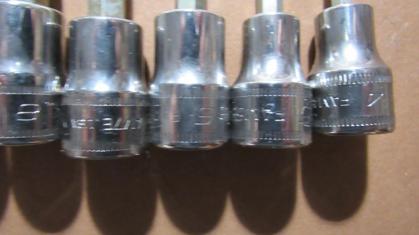 Snap-On Tools 3/8″ Drive Metric Hex Driver Set 4MM-10MM #207EFAMY