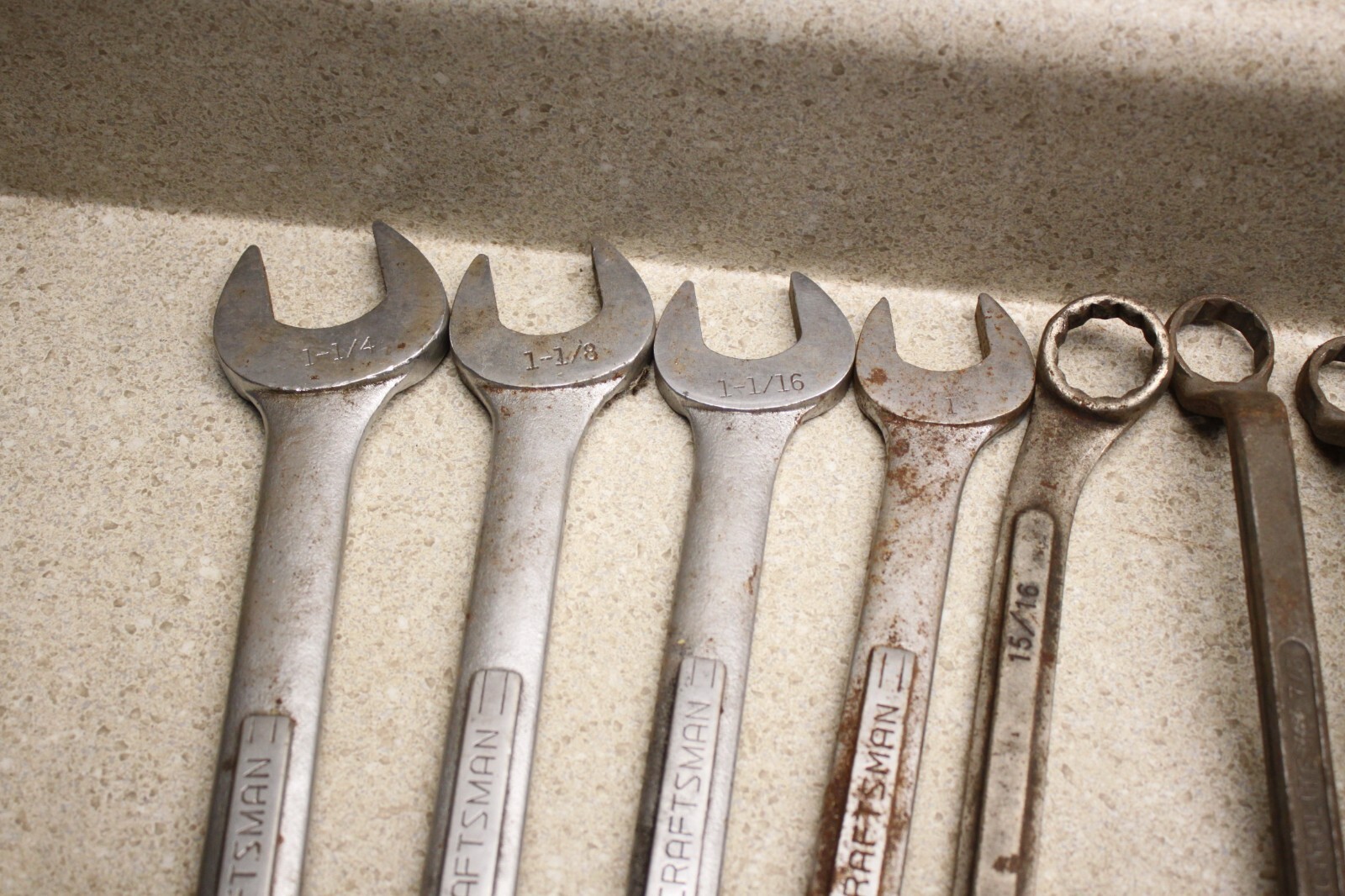 Lot Of Various Size SAE & Metric Wrenchs Line Wrench Vintage Old Tools 8432