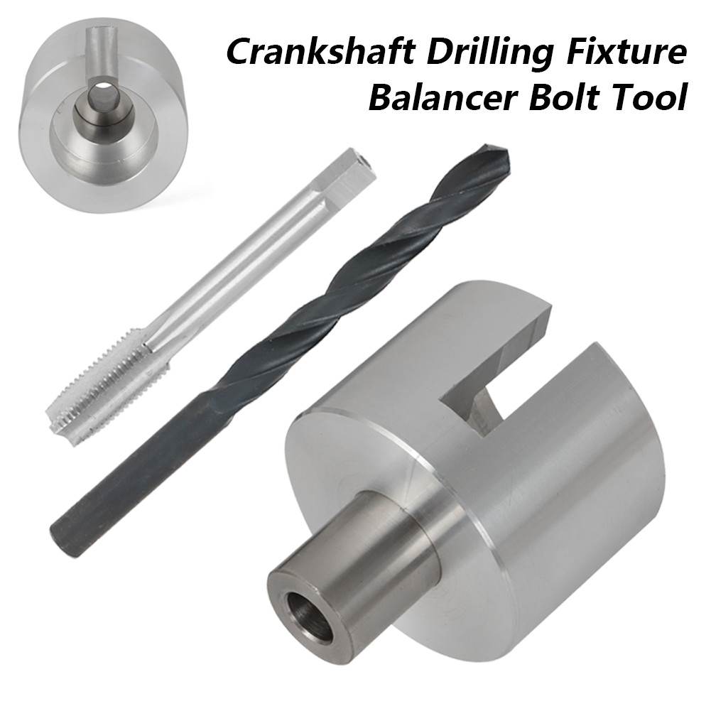 For Chevy 348 409 SBC 265 283 327 Crankshaft Drilling Fixture Balancer Bolt Tool