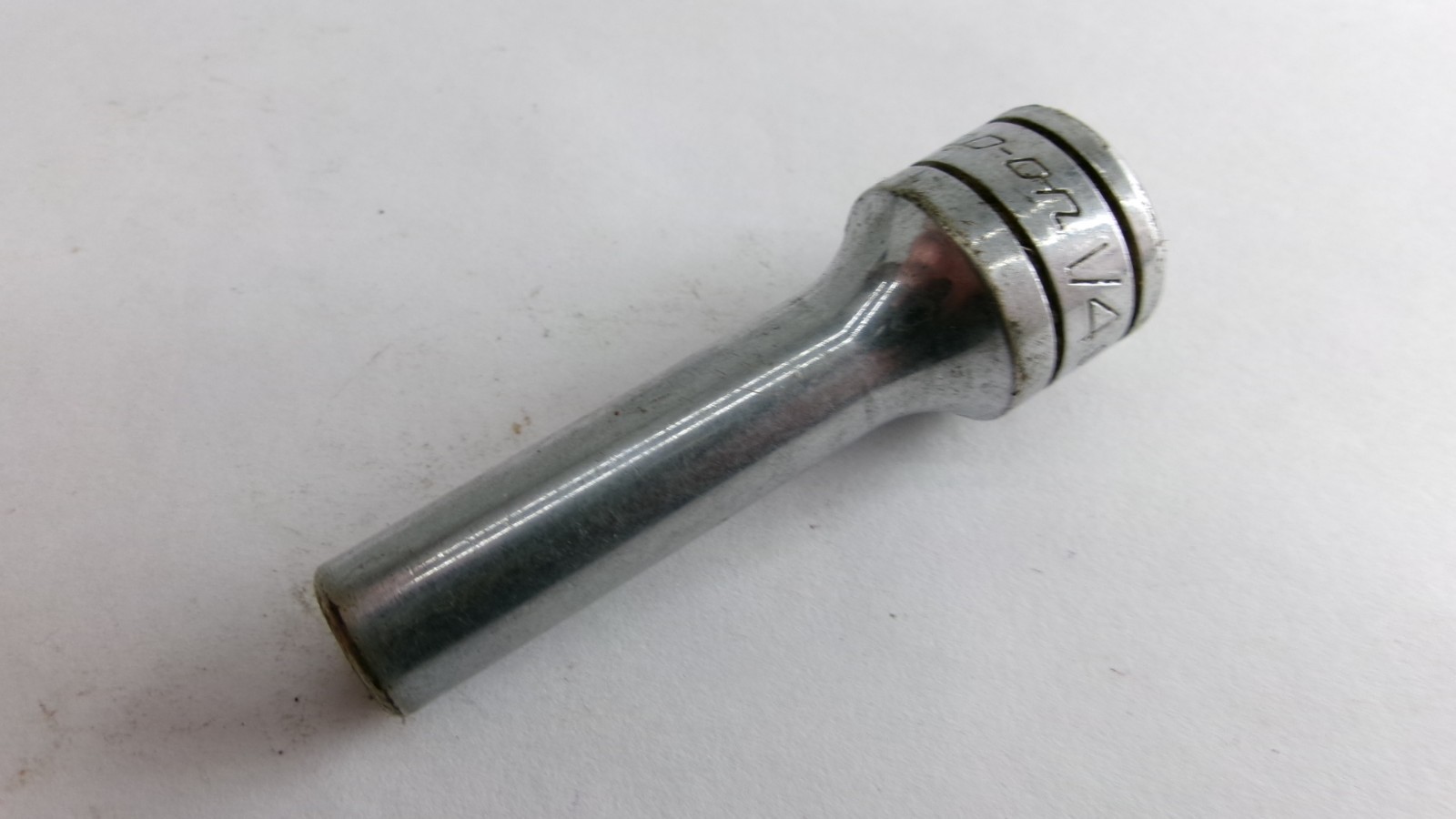 Snap-on tools 3/8″ drive 1/4″ SAE Deep 6 point Socket SFS081 USA Nice!