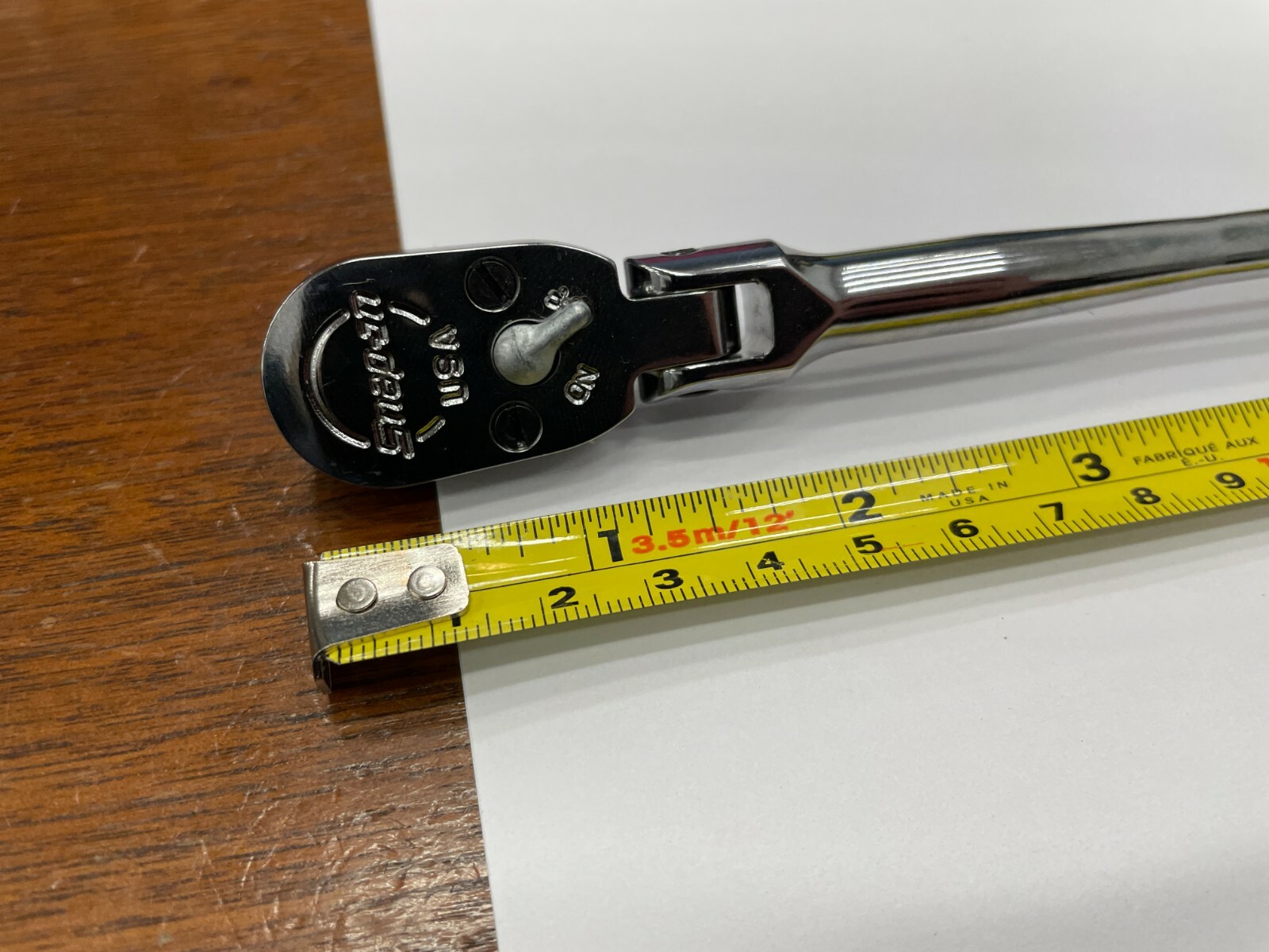 Snap-on Tools NEW 1/4″ Drive Dark Titanium Extra Long Flex Ratchet THLLFD72DT