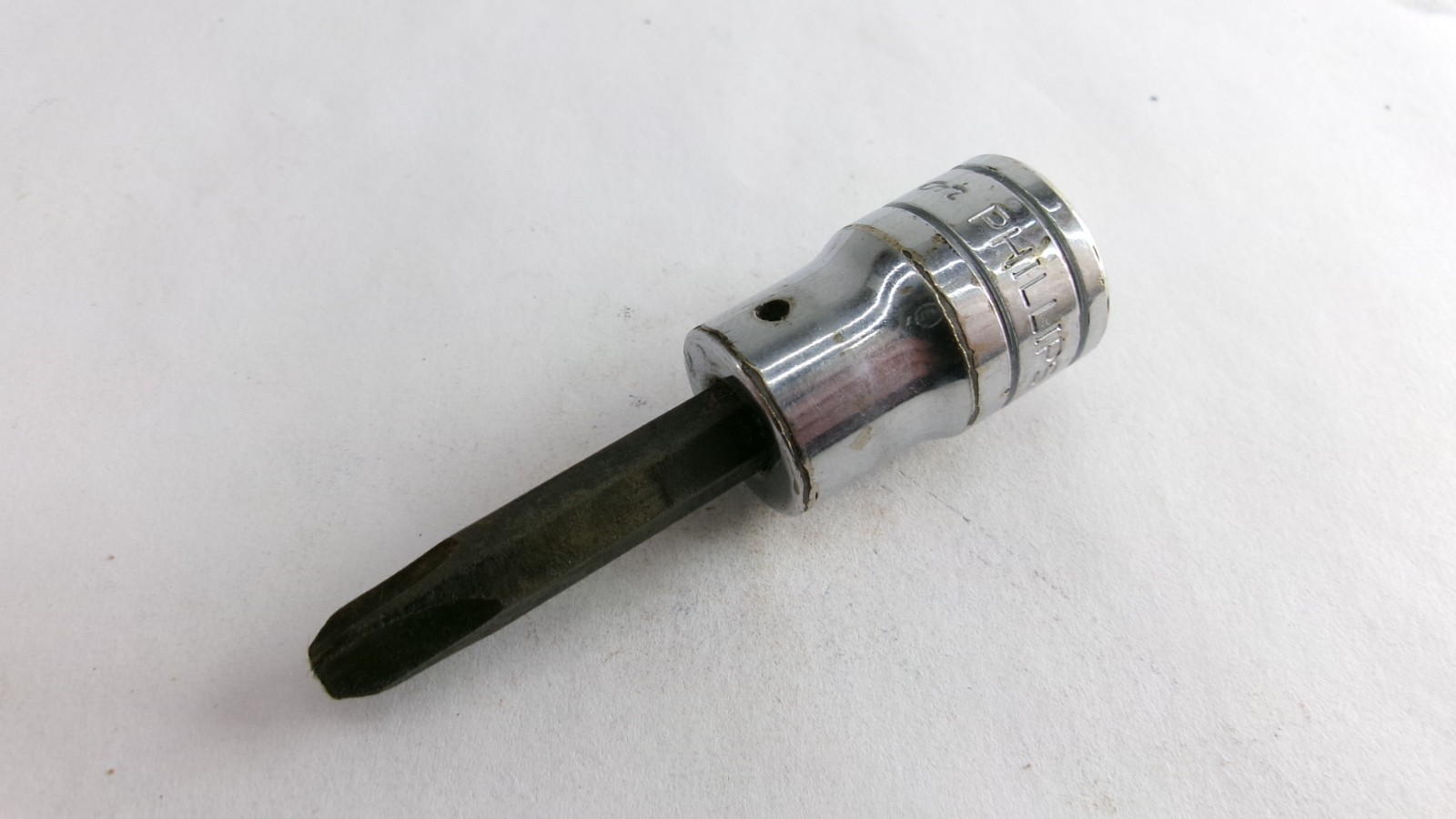 Snap-on tools USA 3/8″ drive 1/4″ #3 Philips Bit Socket FP32A Nice!