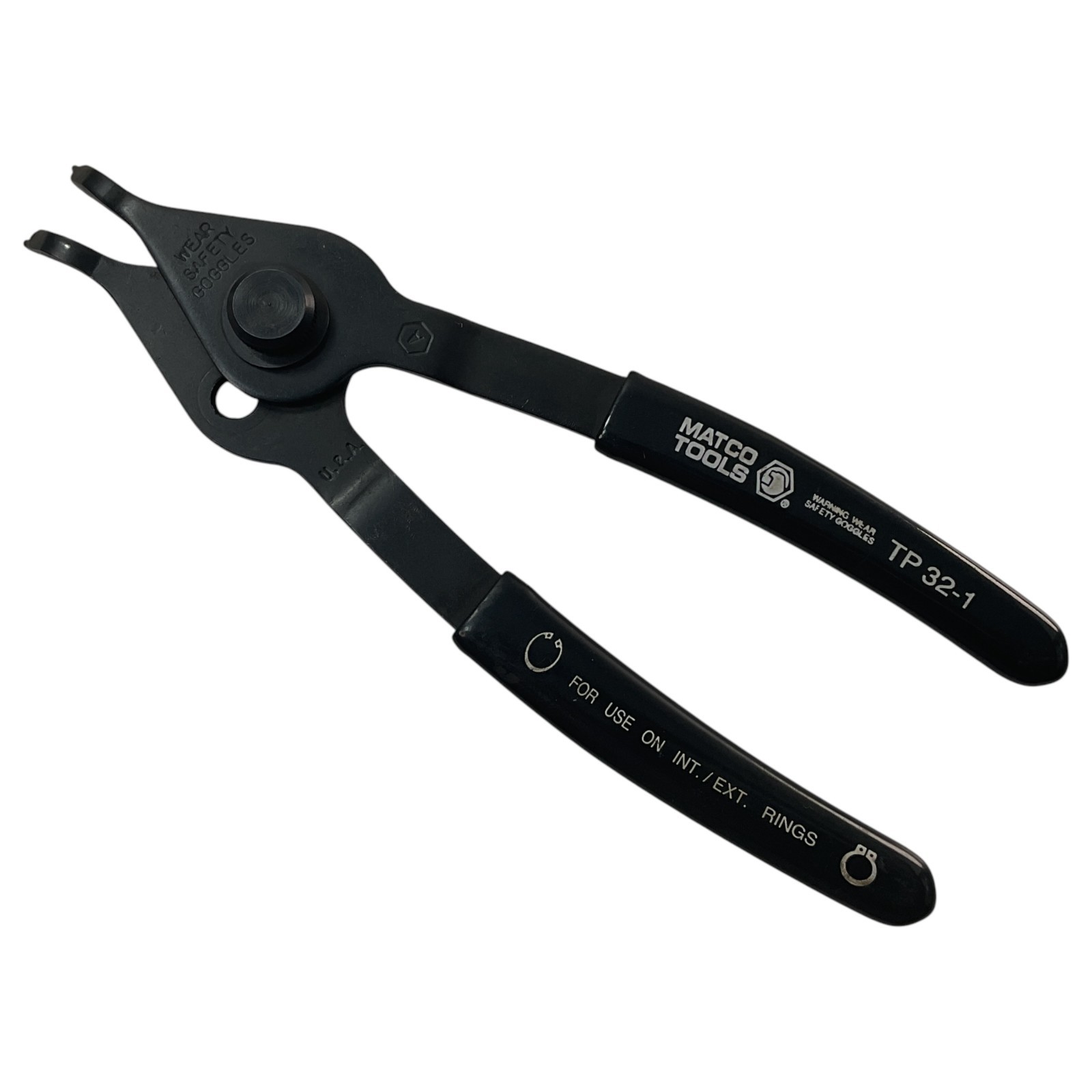Mac Tools Snap Ring Pliers 45 Degree Internal External TP32-1 Sold As Pictured