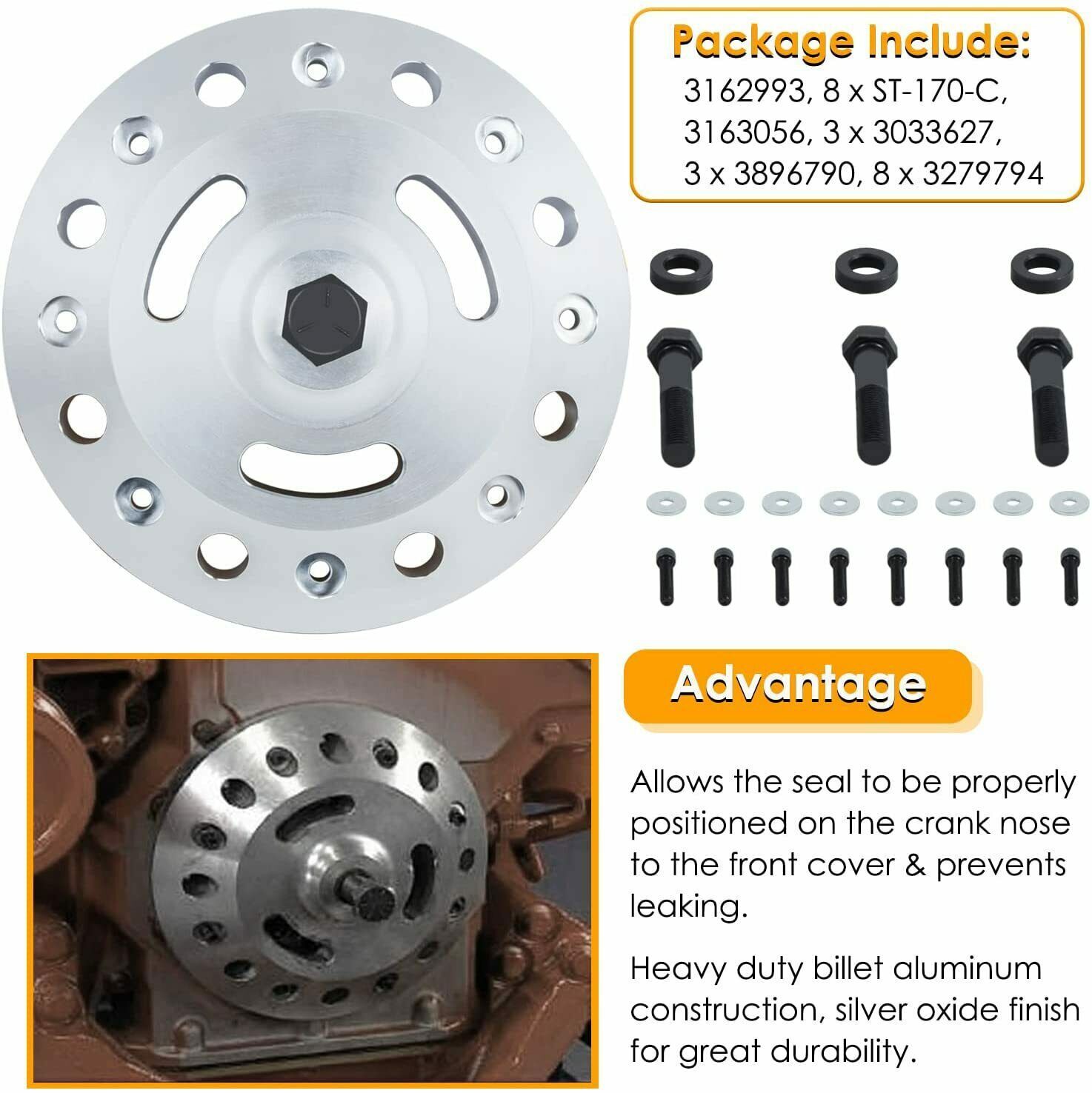 3162992 Front Crankshaft Seal Remover Installer for Cummins ISX QSX Diesel