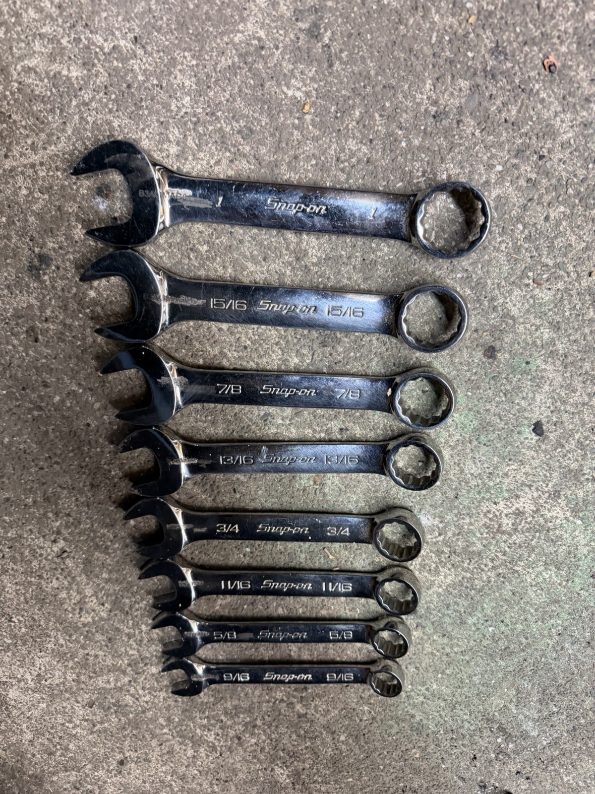 Snap On Set De 8pc OEX B 9/16-5/8-11/16-3/4-13/16-7/8-15/16-1”