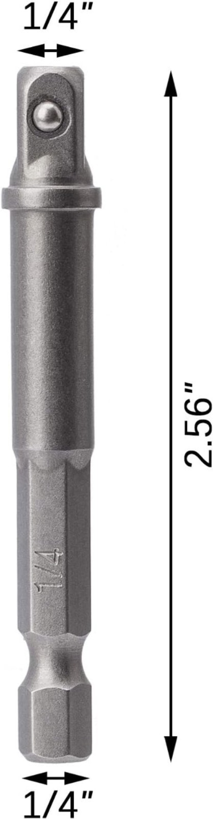 Hardened HSS 1/4 Inch Square Socket Adapter Set – Ideal for Manual & Power Tools