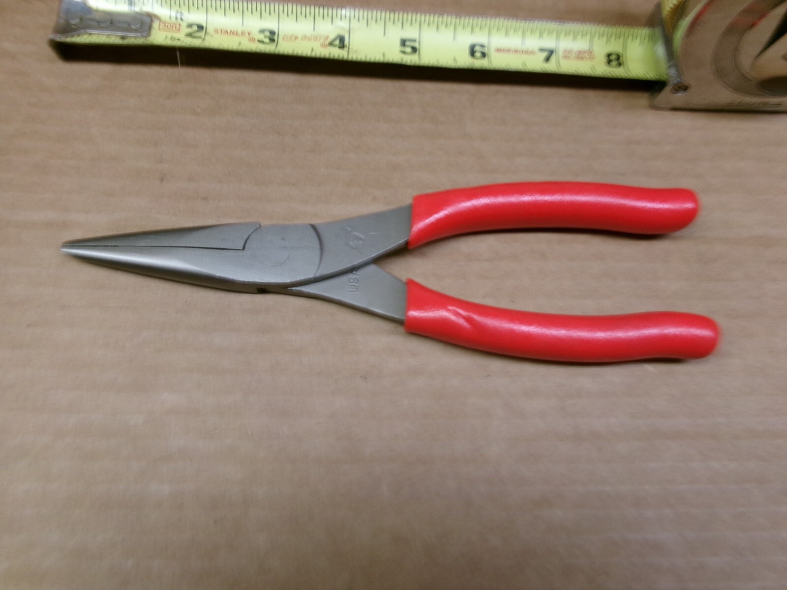 Snap-on USA 8″ Talon Grip Long Nose Pliers No 96ACF