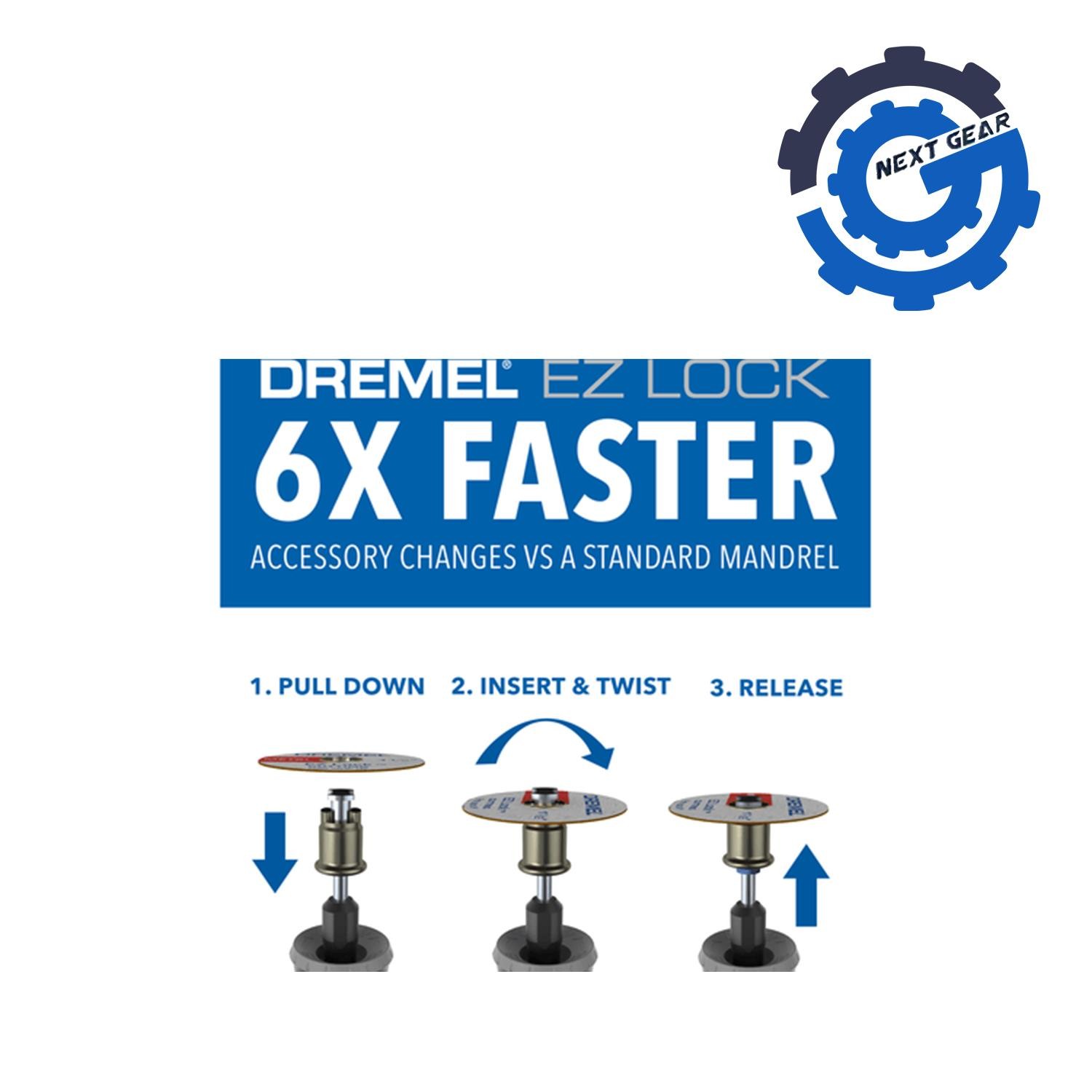 New Dremel 11 PC EZ Lock™ Cutting Rotary Accessories Micro Kit EZ728-01