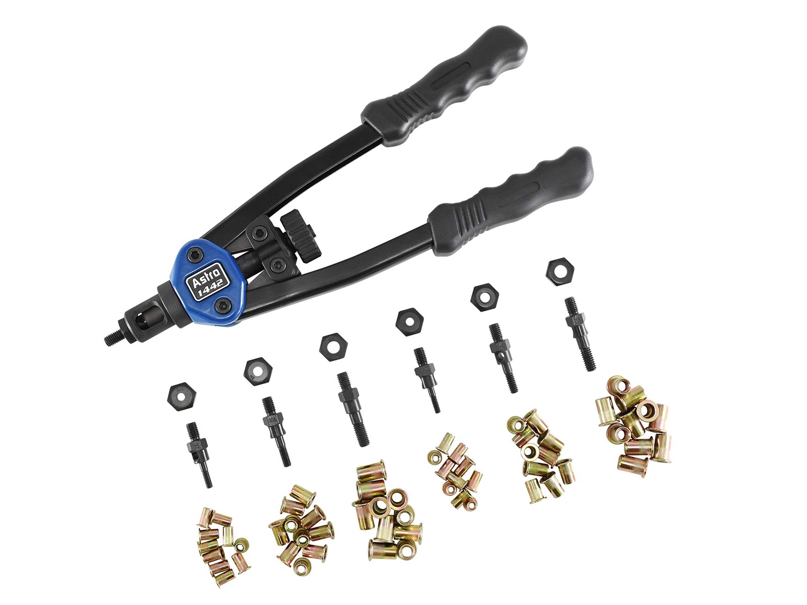 Astro 1442 13″ Nut/Thread Hand Riveter Kit -, Black