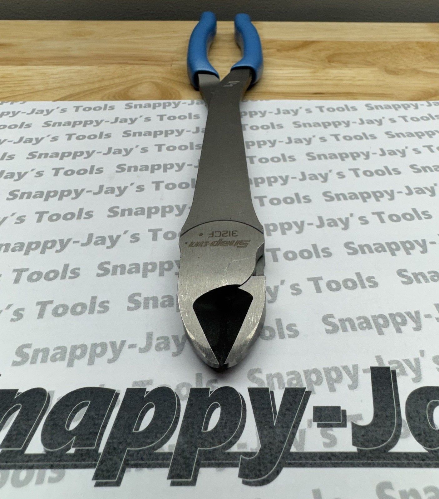 Snap-on Tools USA NEW PEARL BLUE 11″ VectorEdge Heavy-Duty Diagonal Cutter 312CF