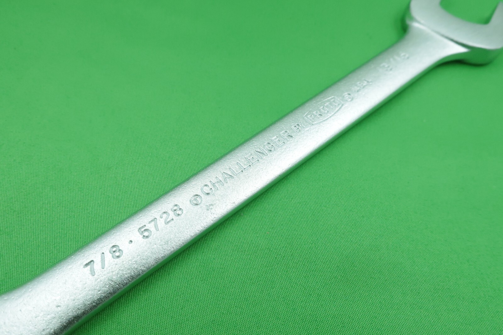 Challenger by Proto USA 5728 Double Open End Wrench 7/8 13/16 NOS 1 Per Order