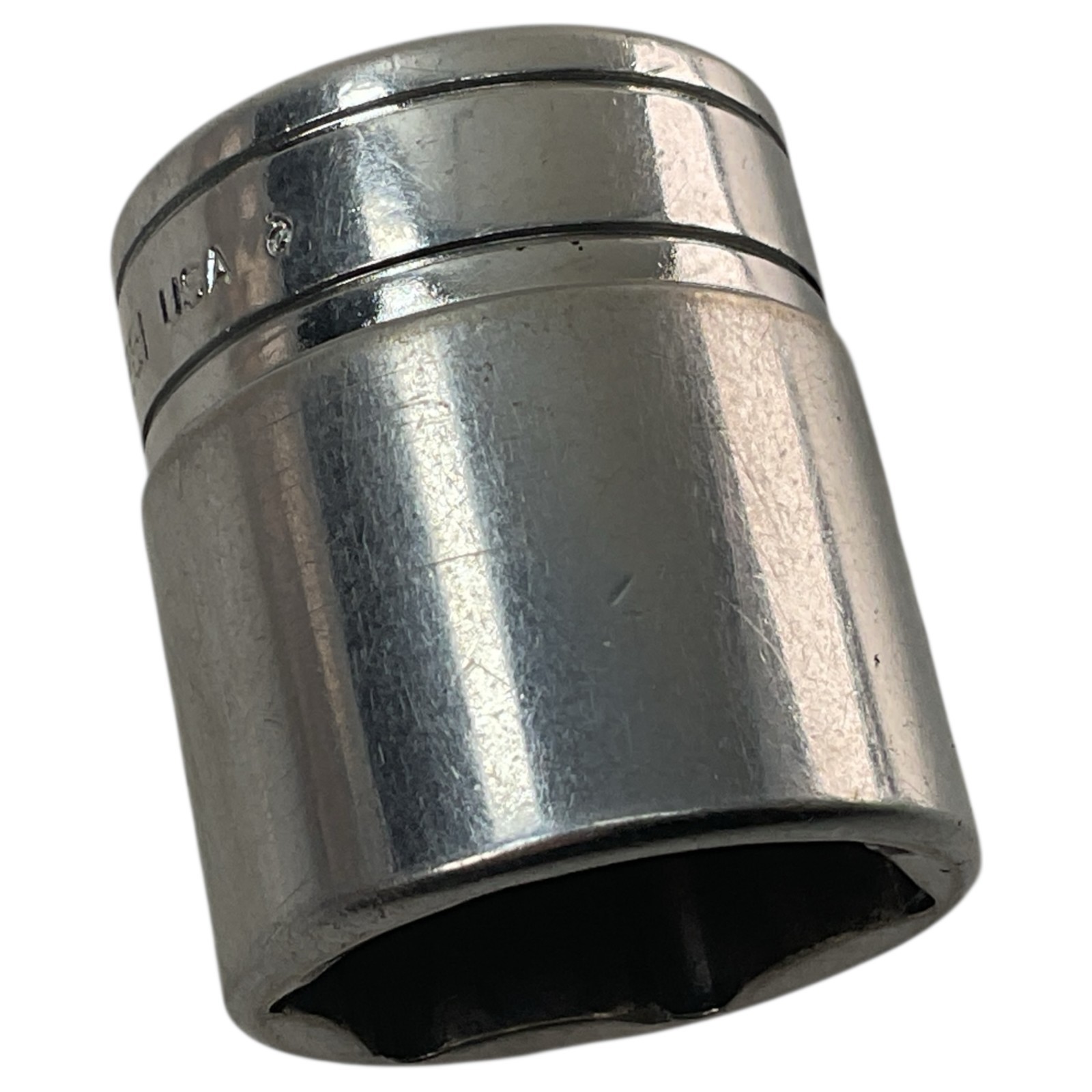 Snap-On Shallow Socket 7/8″ FS281 3/8″ Drive 6 Pt Chrome As Pictured Mech Tool