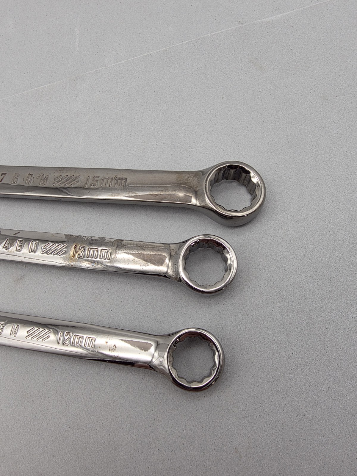 Craftsman Tools Combination Wrenchs 15mm,13mm,12mm 81-976,974,973GM