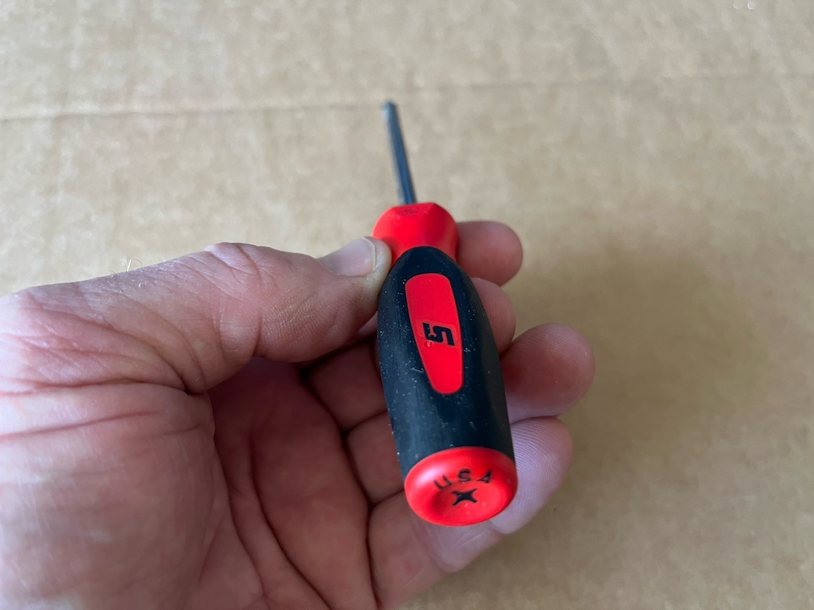 SNAP ON SCREWDRIVER PHILLIPS MINI TIP NO1 SGDP301B CLASSIC RED NEW PREMIUM TOOL