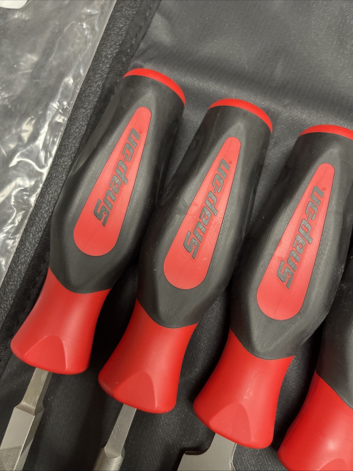 Snap-on Tools PORTUGAL NEW 4-Piece Red Mixed File Set SGHBF600A