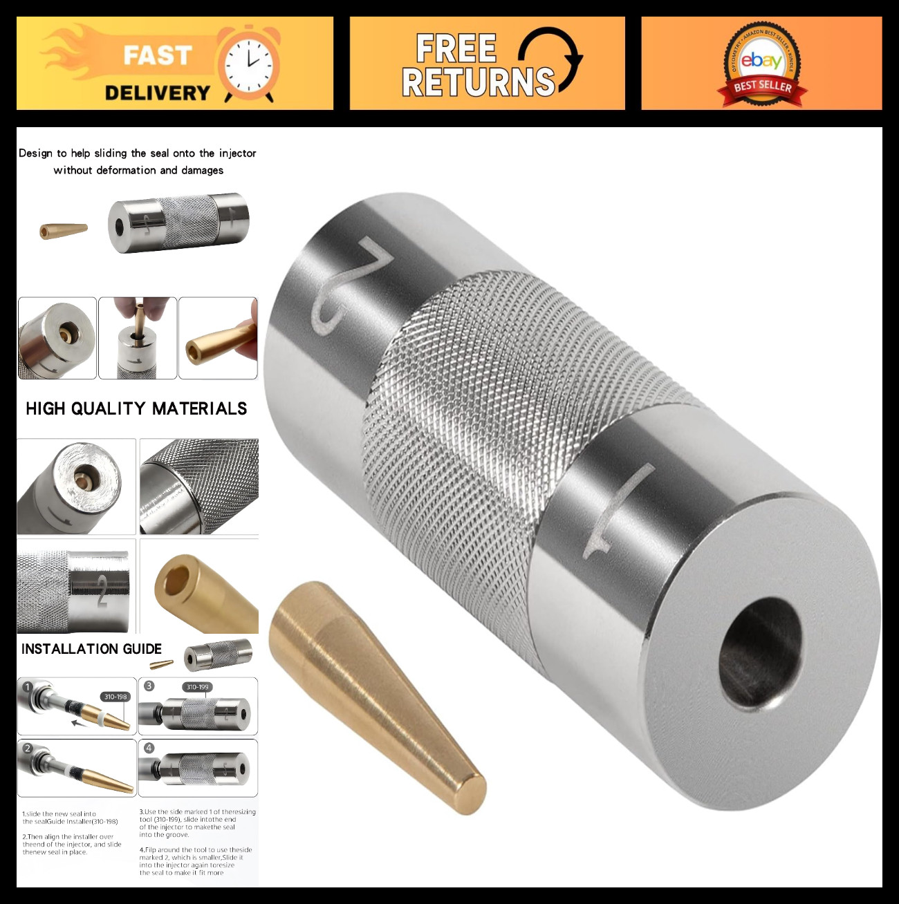 Fuel Injector Seal Installer Tool for 3.0L 5.0L V8 Engines – Land Rover Jaguar C