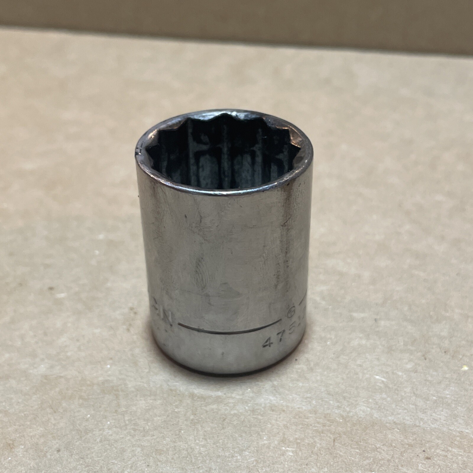 CRAFTSMAN USA SAE SHALLOW CHROME 1/2″ DRIVE 12 POINT SOCKET 7/8″ IN G 47512