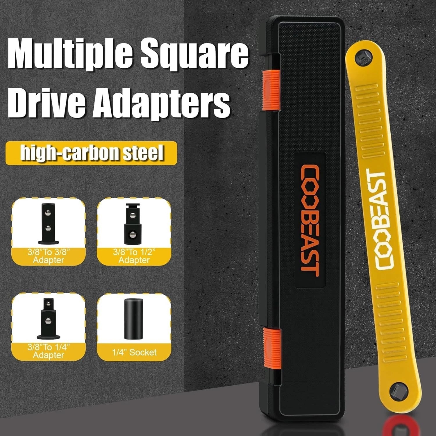 Yellow Offset Extension Wrench Tool – Compact & Versatile for Tight Spaces