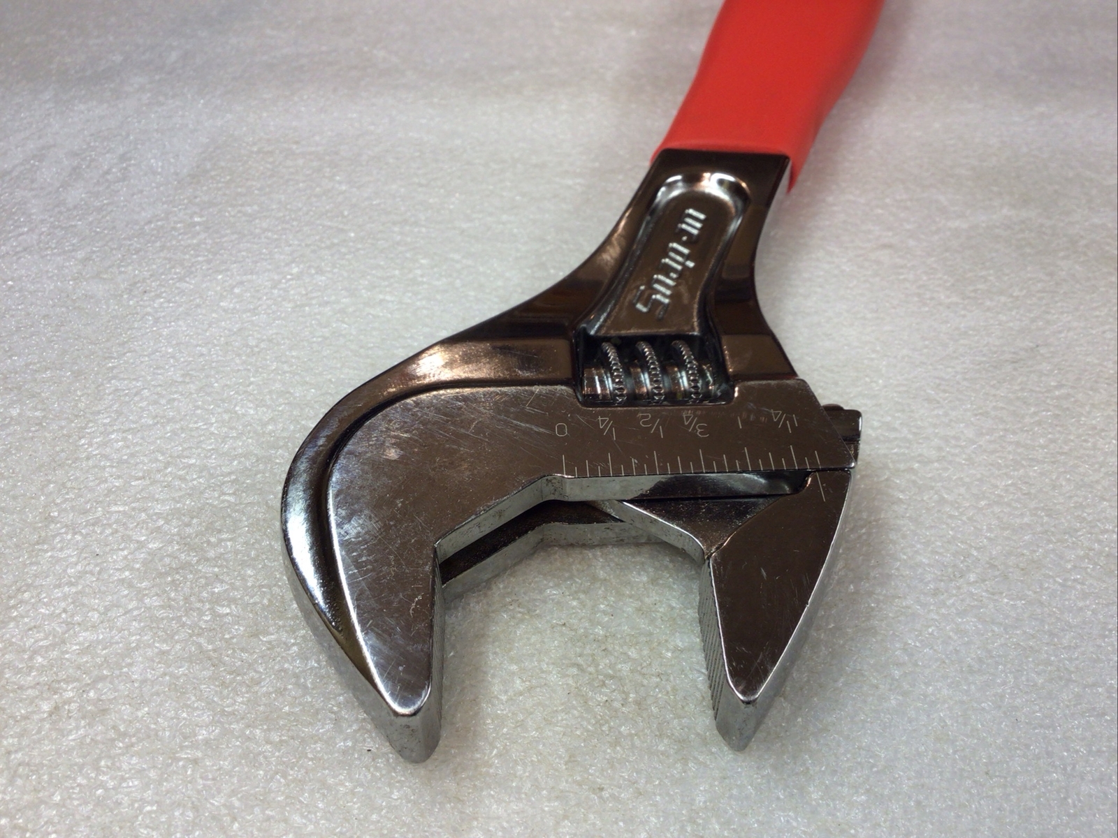 Snap On FADH12C – Flank Drive+ Adj. Wrench, 12” or 300mm, Red Soft Grip-USA-NICE