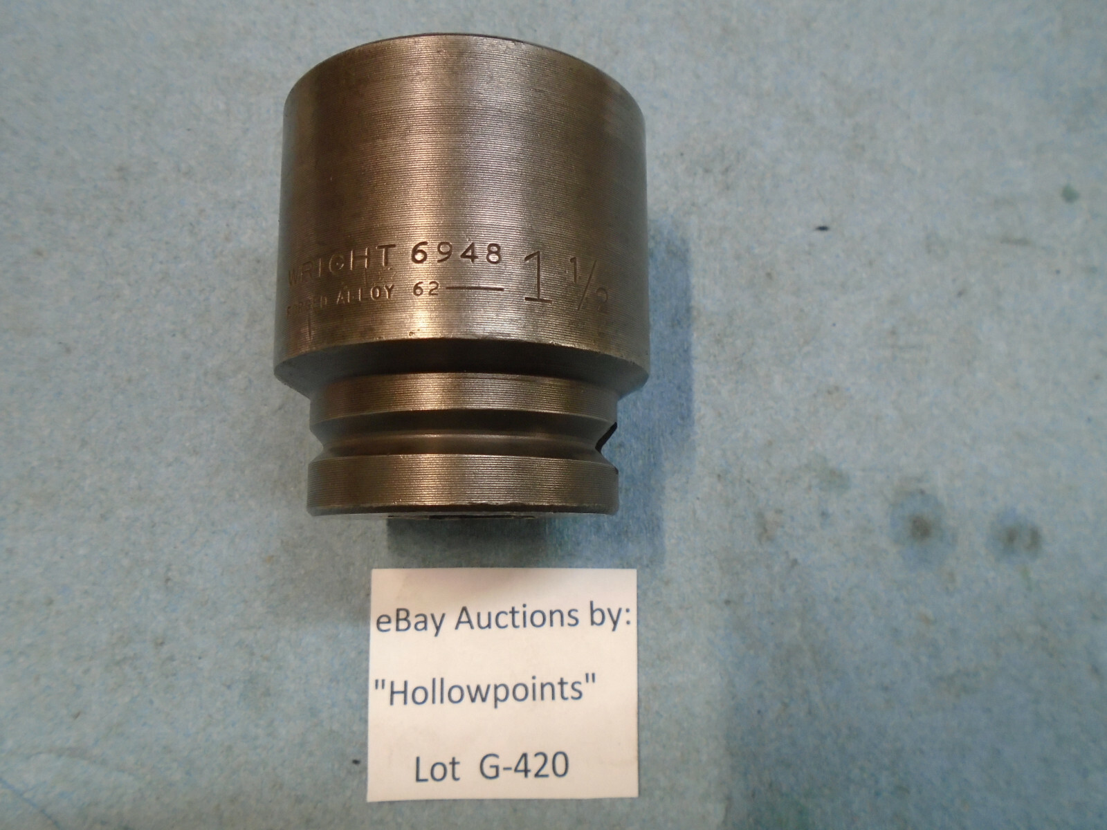 Wright USA No. 6948 Std. Impact Socket 3/4″ Drive 1-1/2″ 6 Point 62 Code G420