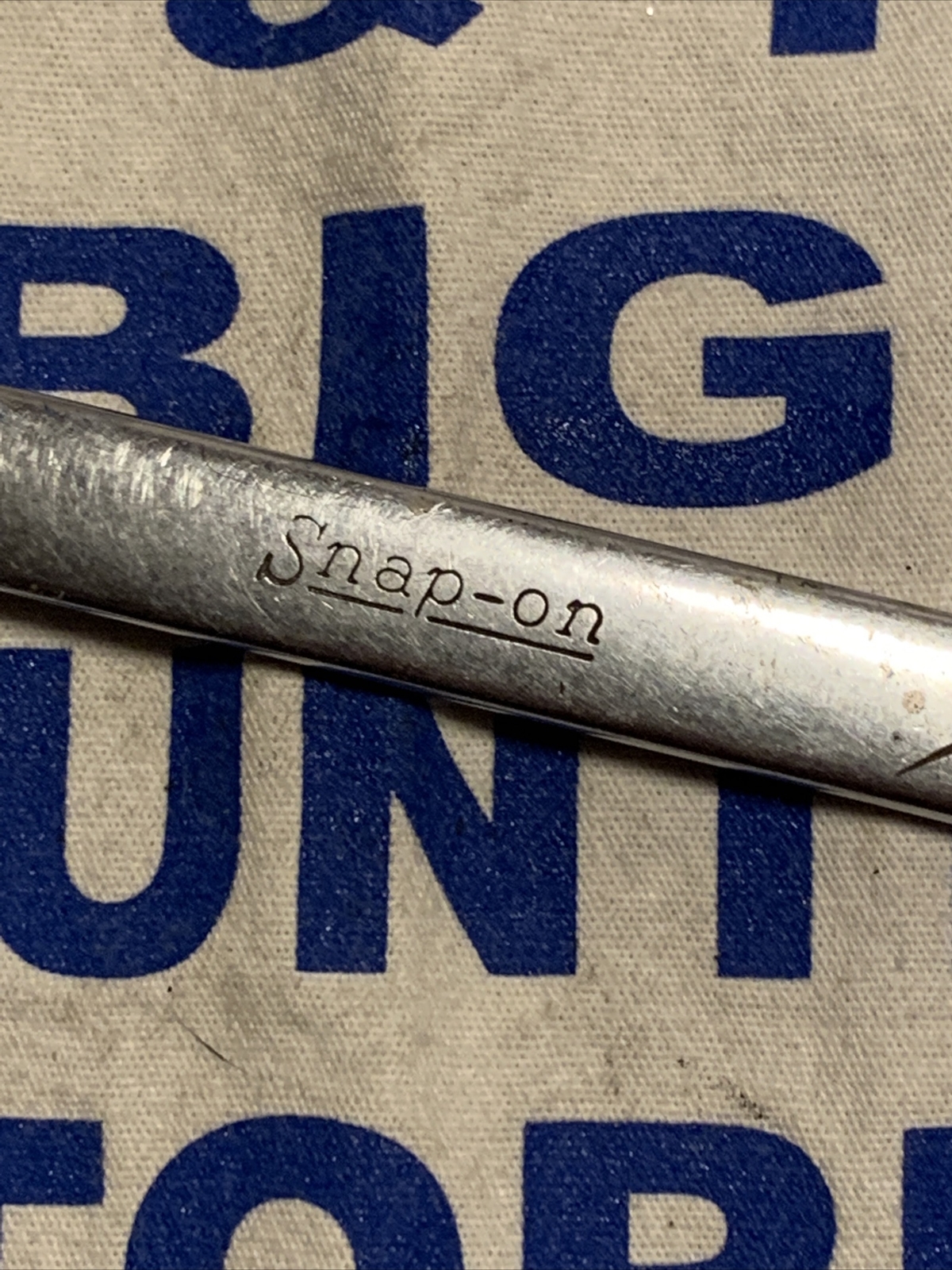 1966 Snap-on Tools 9/16″ Short Handle Offset 6pt Combination Wrench OXA-180