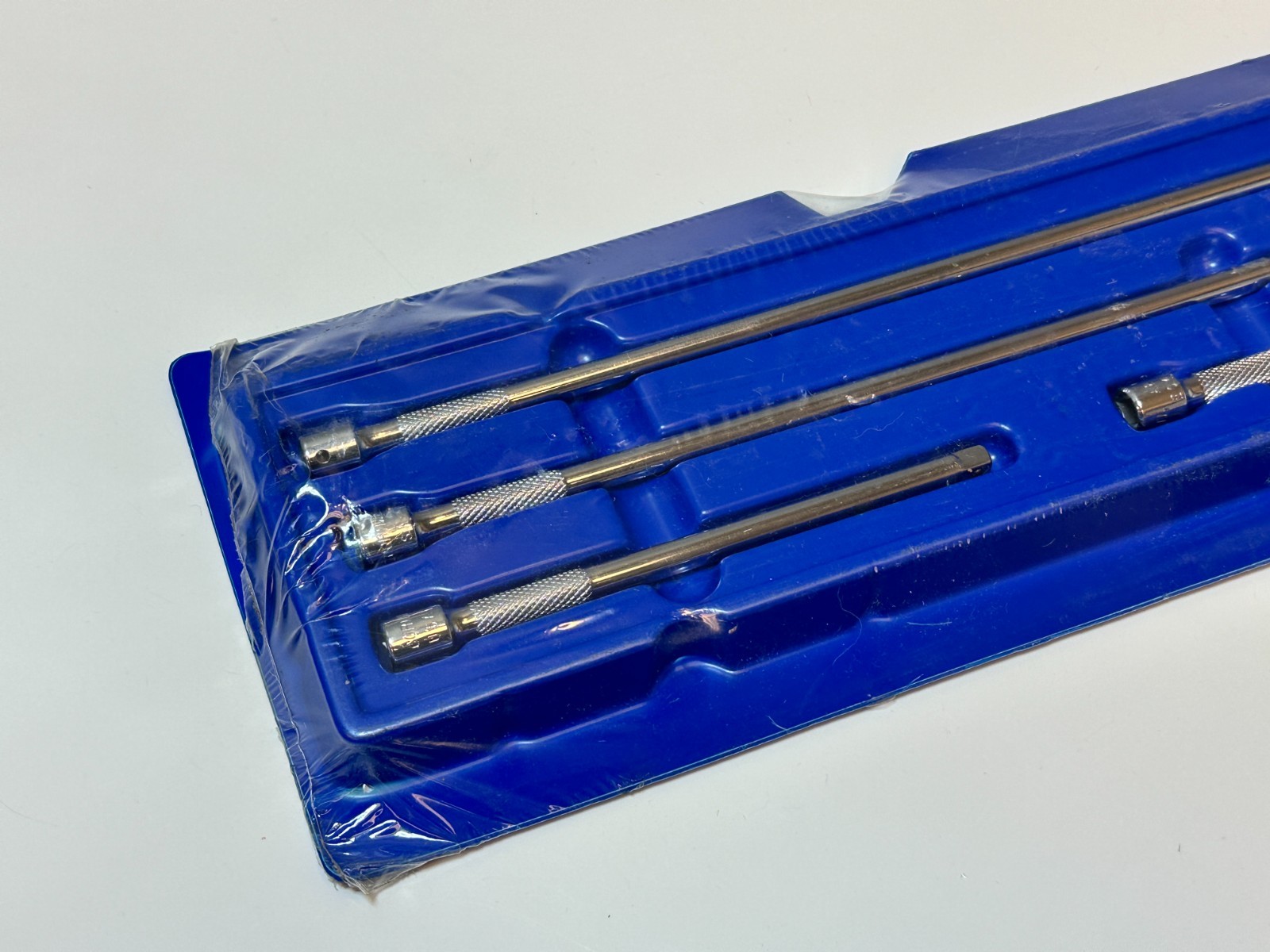 NEW Cornwell Tools USA Made E05ST 5pc 1/4” Drive Chrome Knurled Extension Set