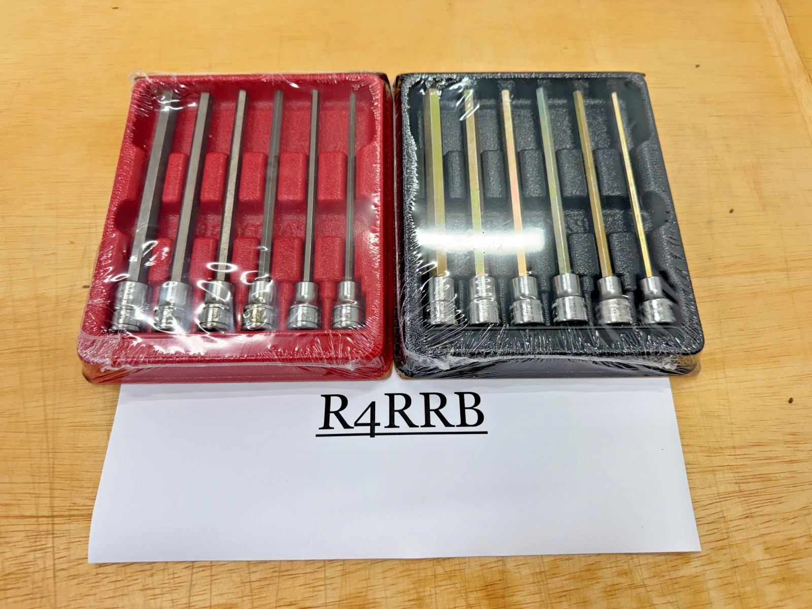 Snap-on Tools NEW 12pc 3/8″ Drive SAE & Metric Extra Long Hex Bit Socket Sets
