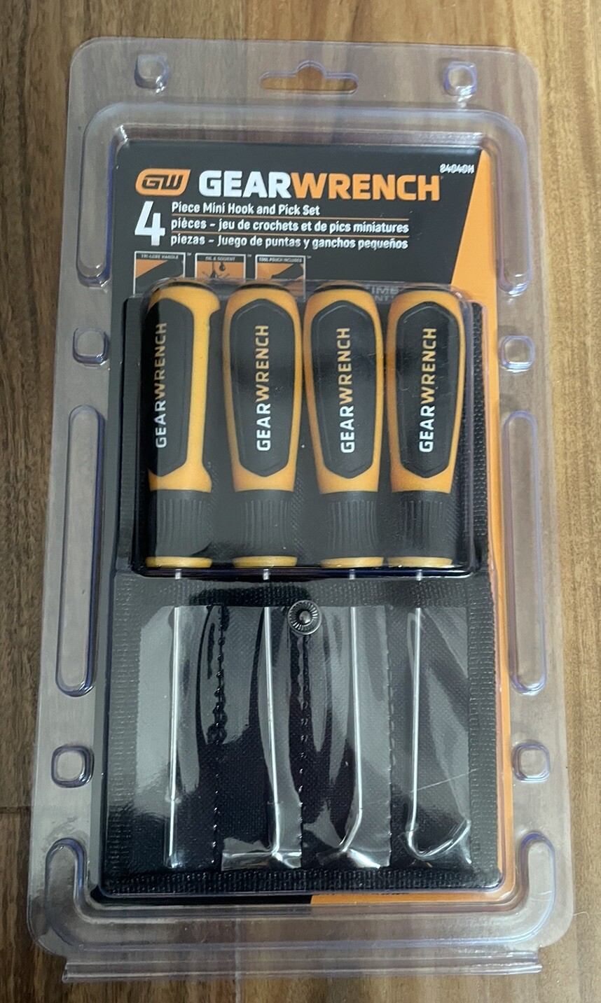 GEARWRENCH 4 Pc. Mini Hook & Pick Set – 84040H