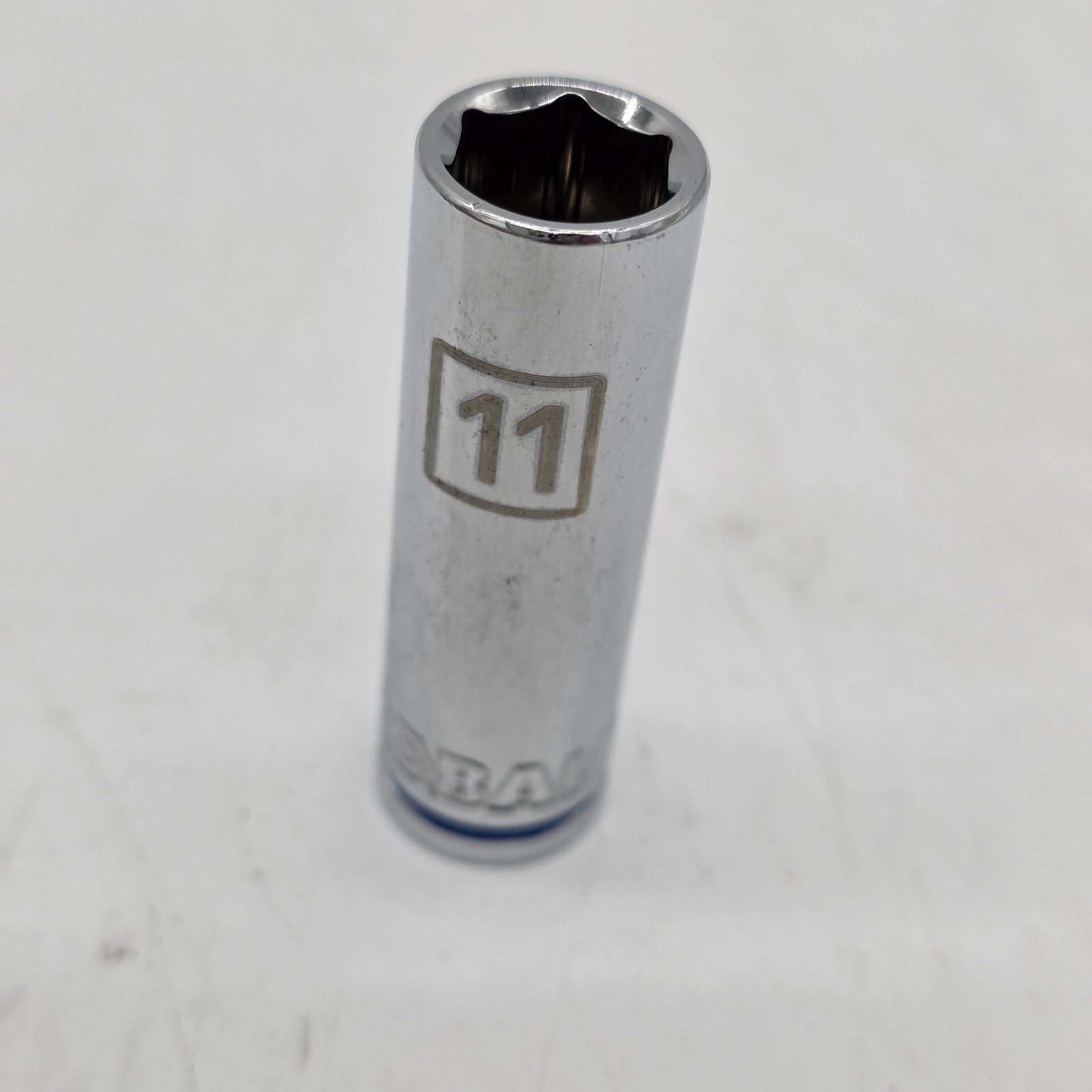 Kobalt 337791 11mm 1/4″ Drive Deep 6-Point Chrome Socket 8 COUNT