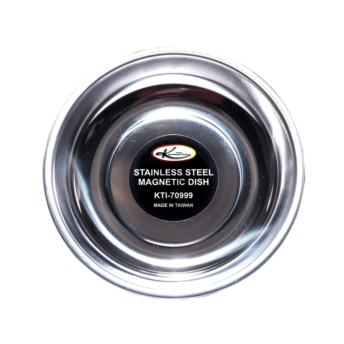 K Tool International Magnetic Dish Parts Tray 5-3/4 Inches Stainless Steel