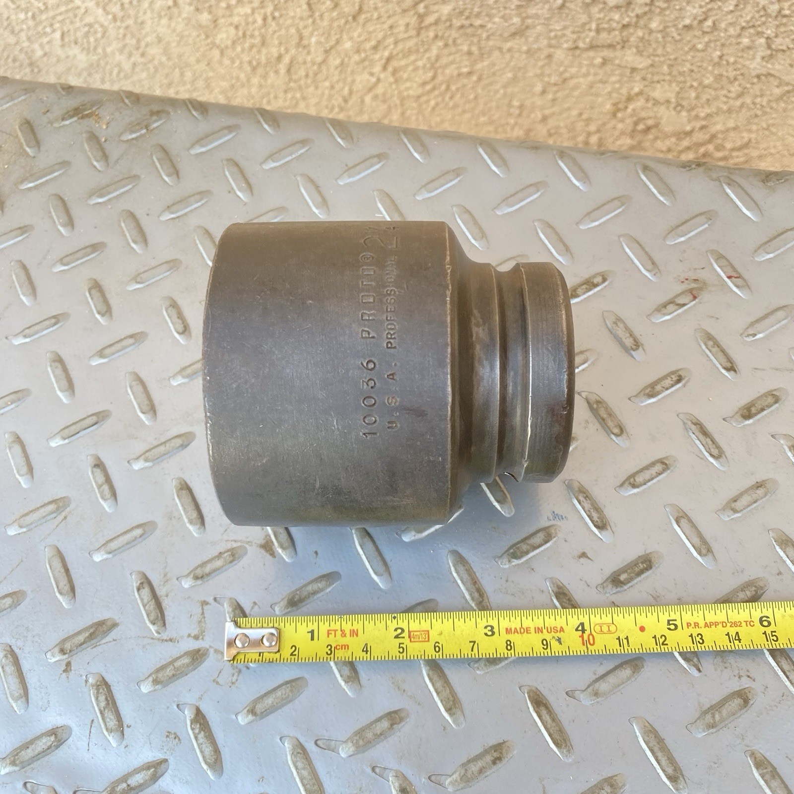 Proto Professional 10036 Impact Socket 2-1/4”Standard 1″ Drive 6 Point