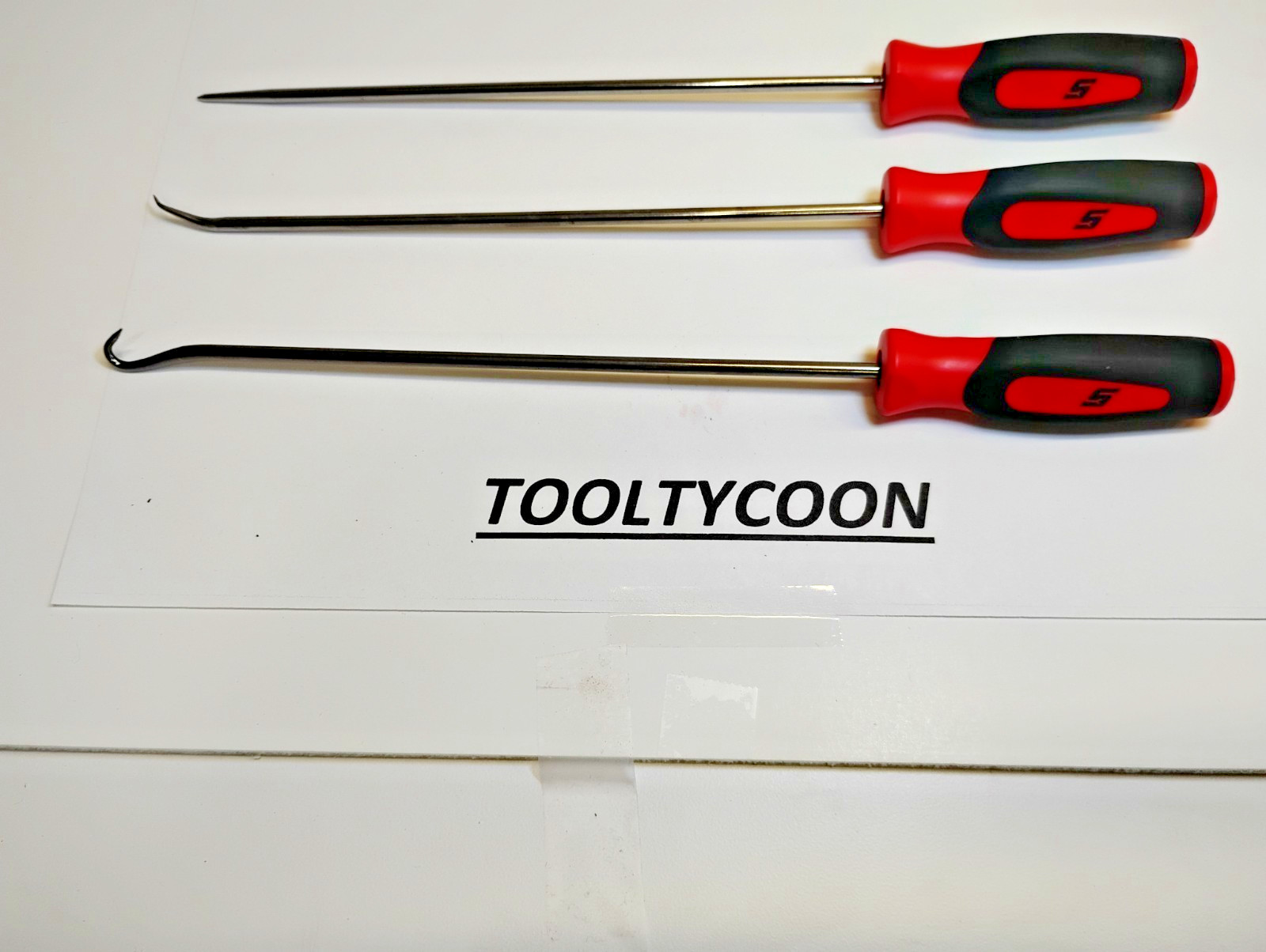 Snap-On Tools USA 3Pc Custom LONG Pick SET RED SGL3ASHCR SGL3ASH45CR SGL3ASACR
