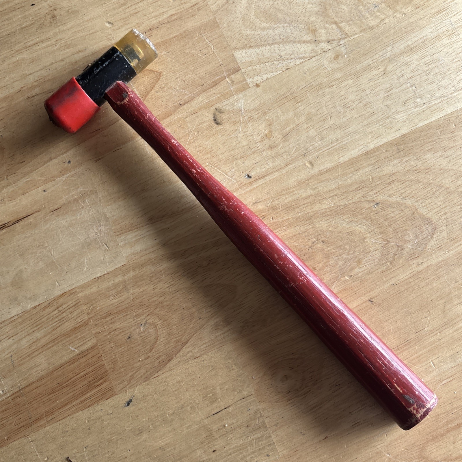 Stanley Soft Face Dead Blow Hammer Mallet Replaceable Faces No. 593 Vtg USA