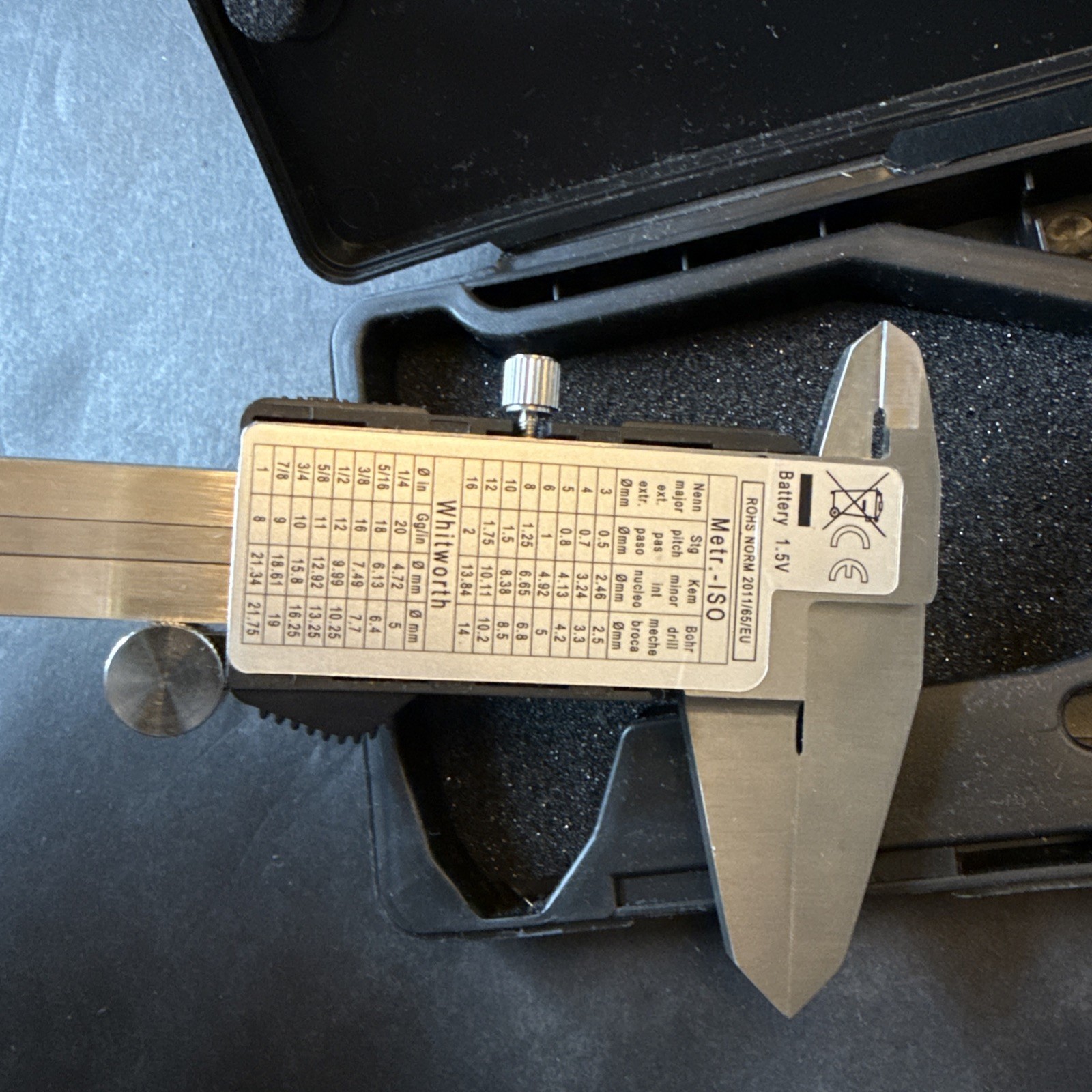 Cornwell Tools 6″ Digital Electronic Inside Outside Caliper CE-C3C301